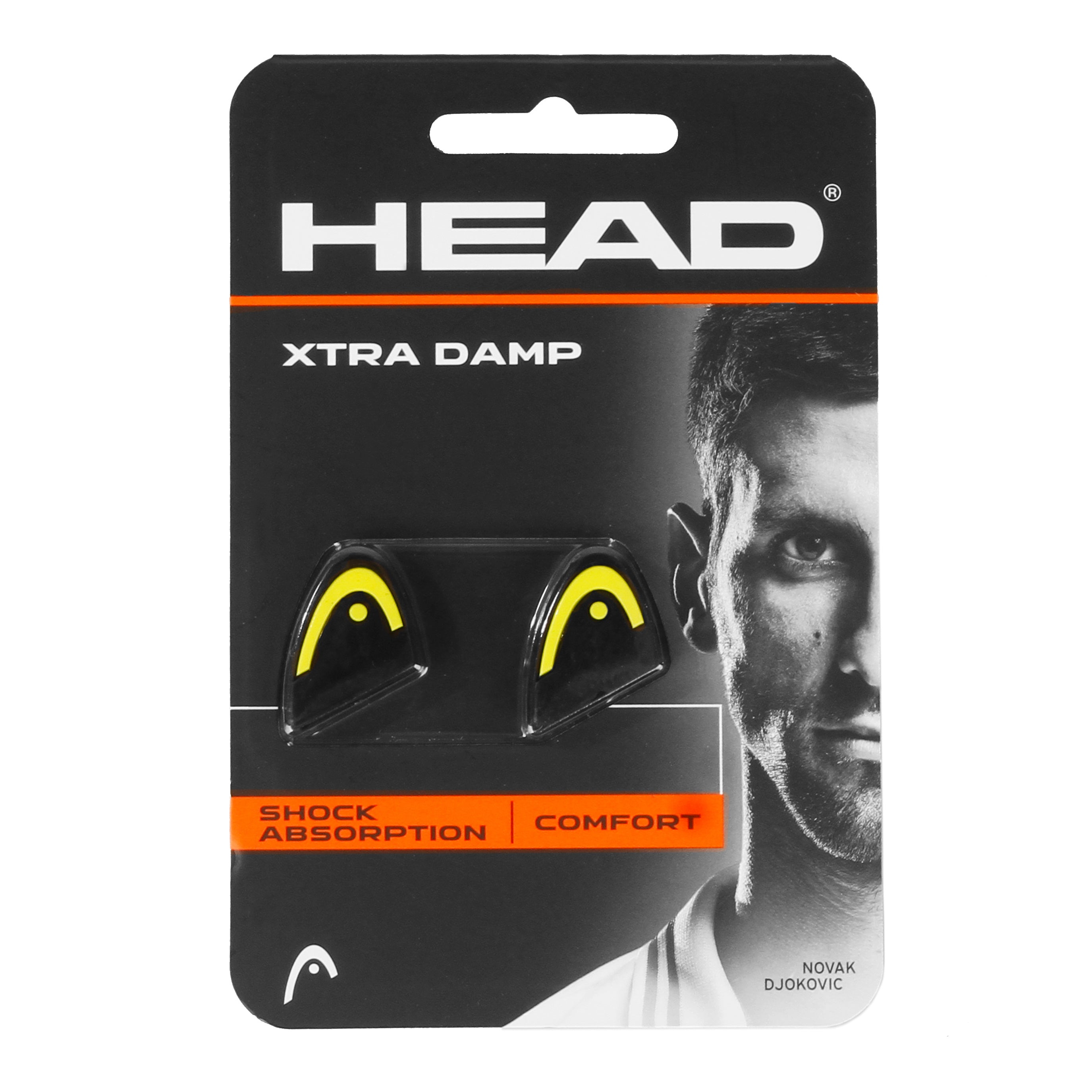 HEAD Xtra Dæmper I dobbeltpakning-gul