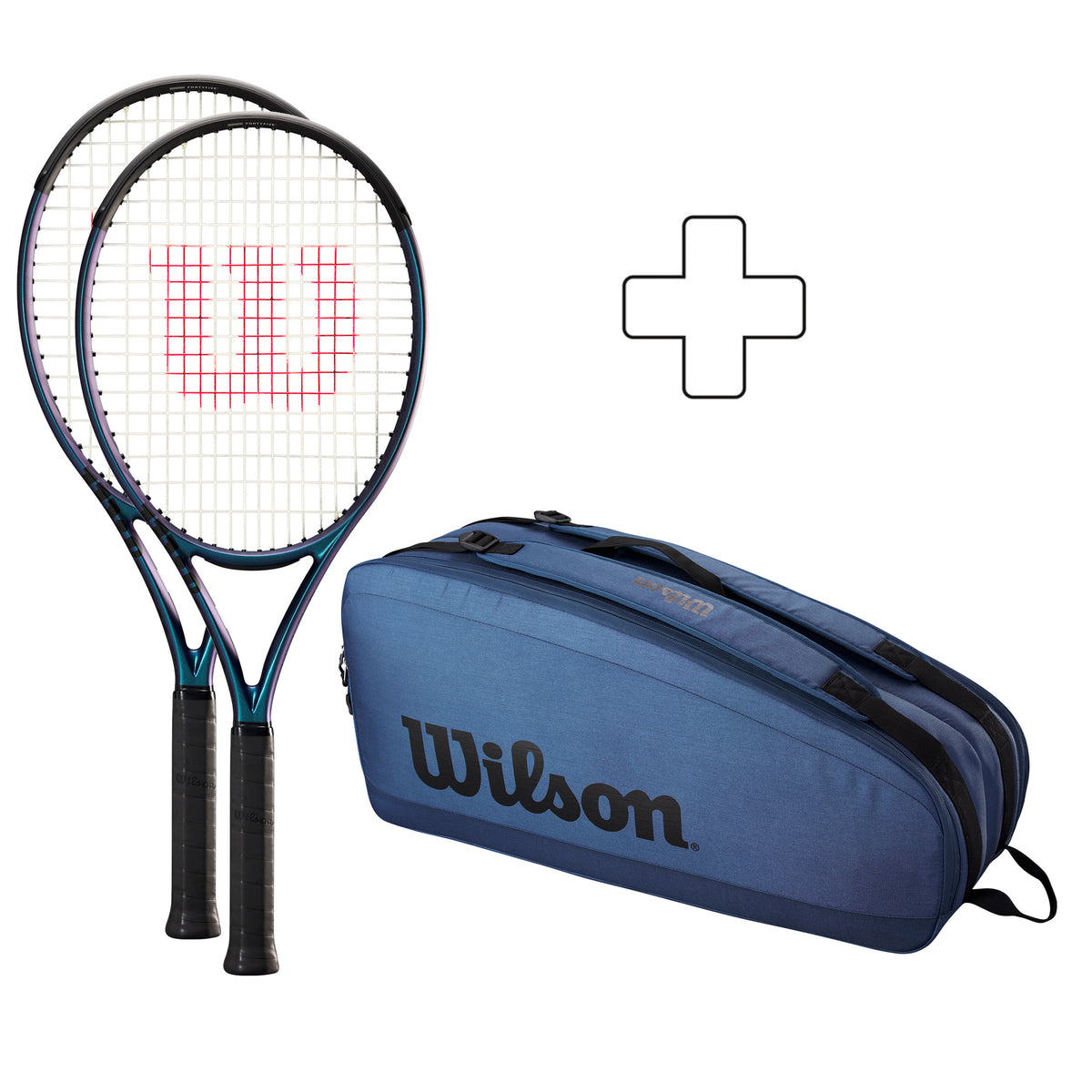 Wilson Pakke med 2 108 V4.0 Plus ketsjertaske