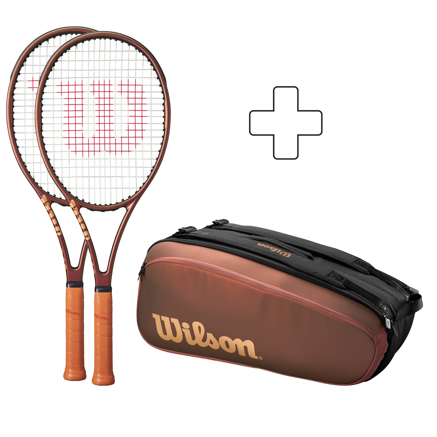 Wilson Pakke med 2 97L V14 Plus ketsjertaske
