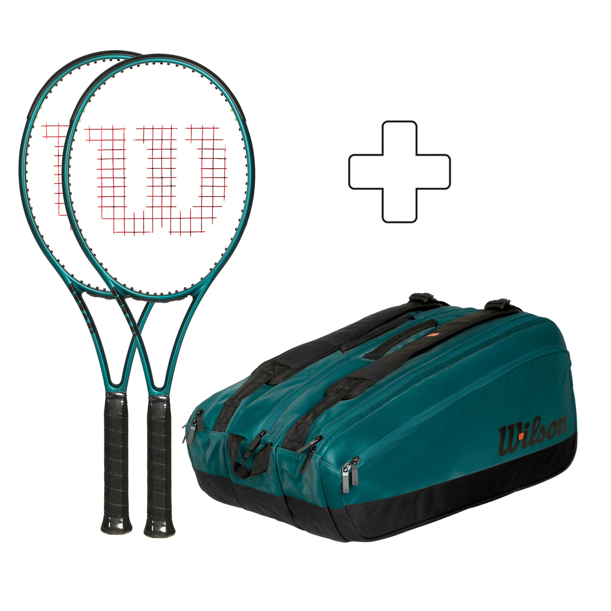 Wilson 2x 2x 100 v9 Plus ketsjertaske
