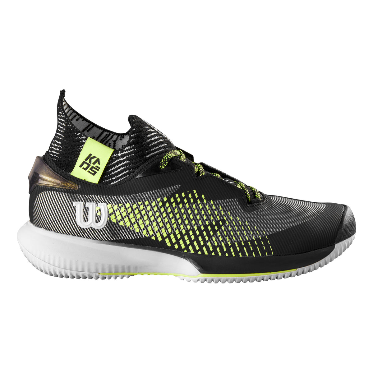 Wilson Rapide Sft Allcourt-sko Herrer - sort, neongul