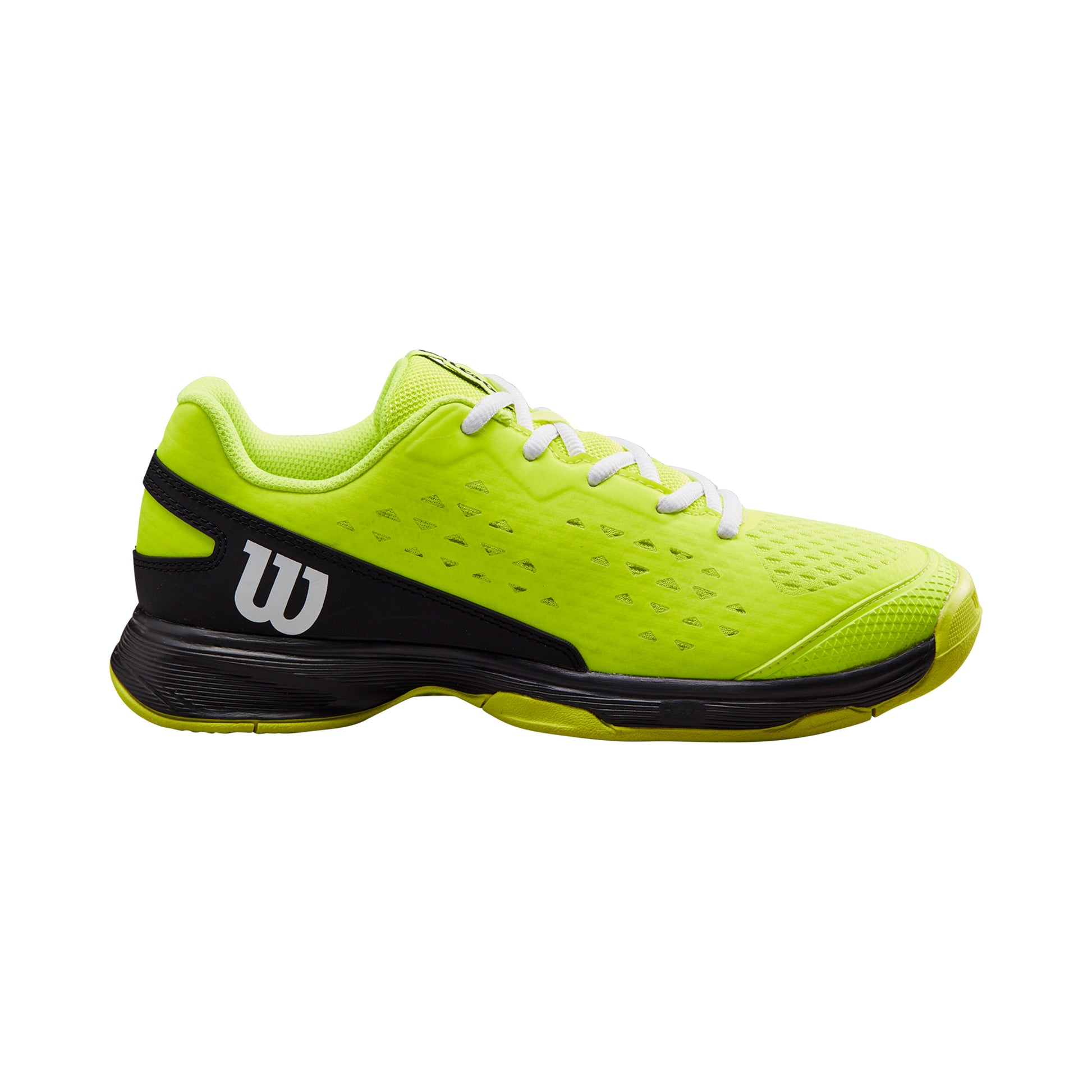 Wilson Rush Pro 4.0 Allcourt-sko Børn - neongul, sort