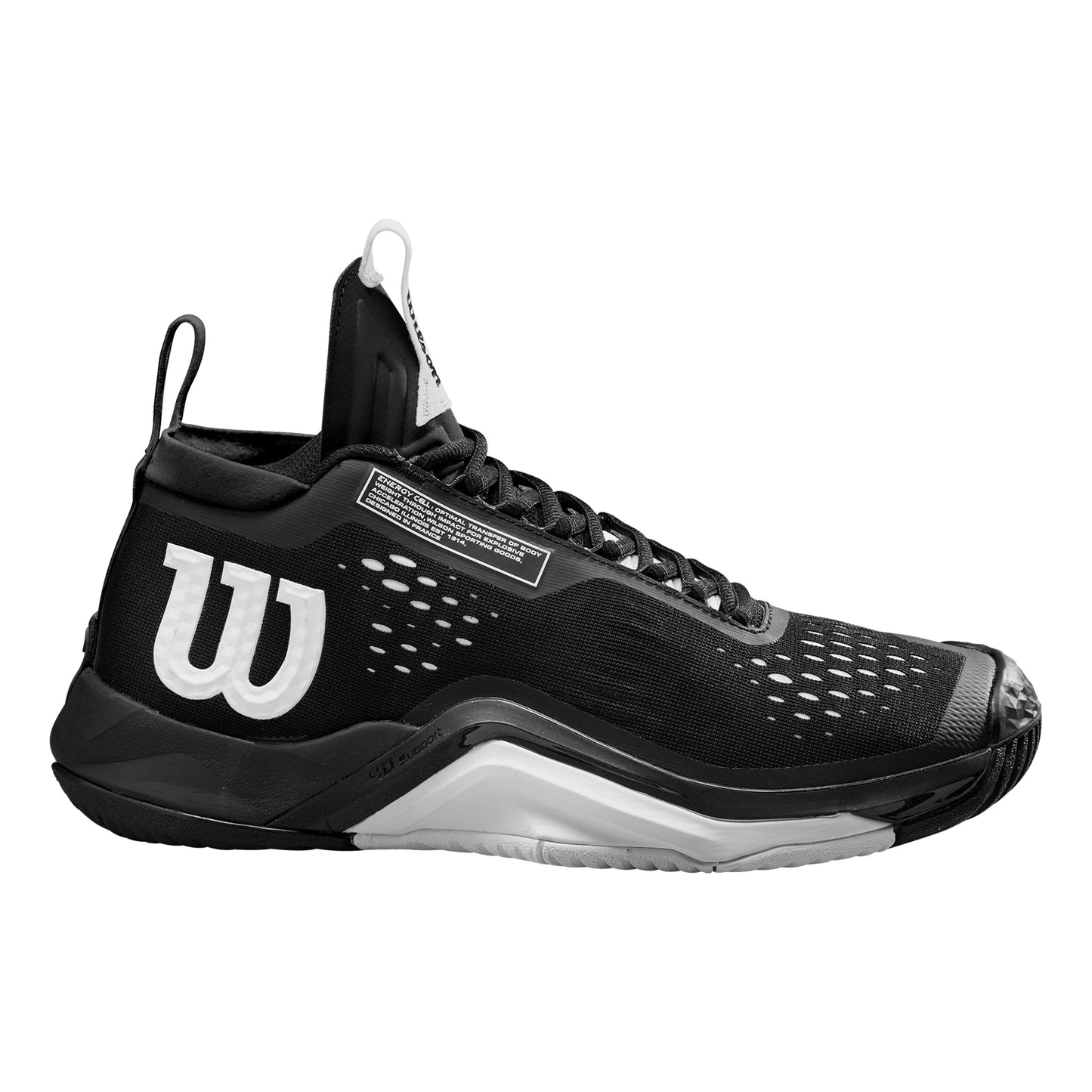 Wilson Rush Pro Tour Mid Allcourt-sko Herrer - sort,