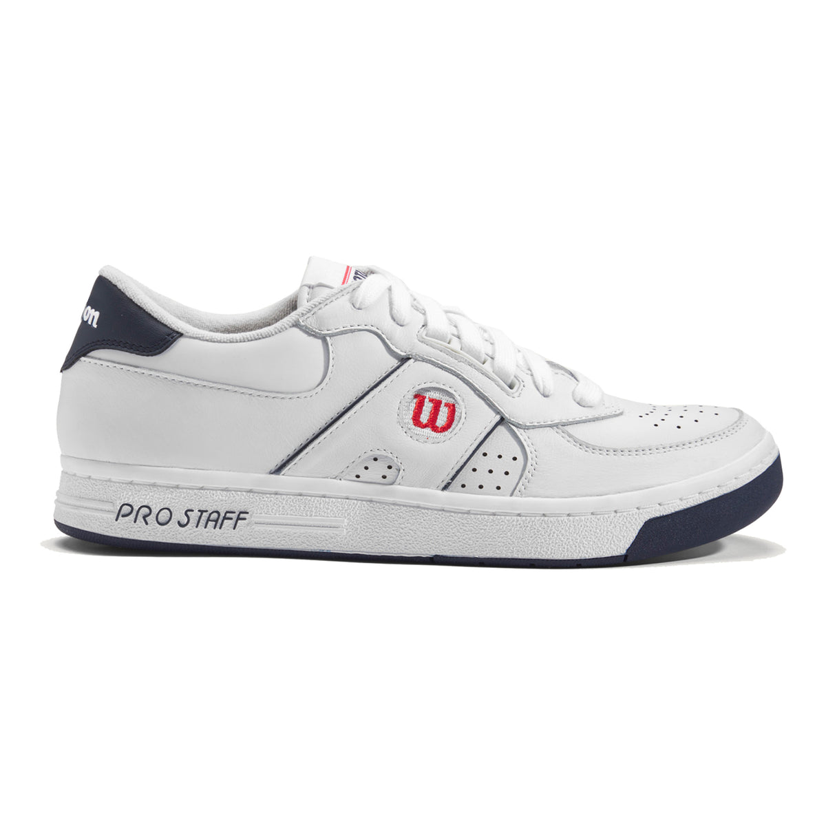 Wilson Pro Staff 87 Fritidssko Herrer - hvid, mørkeblå