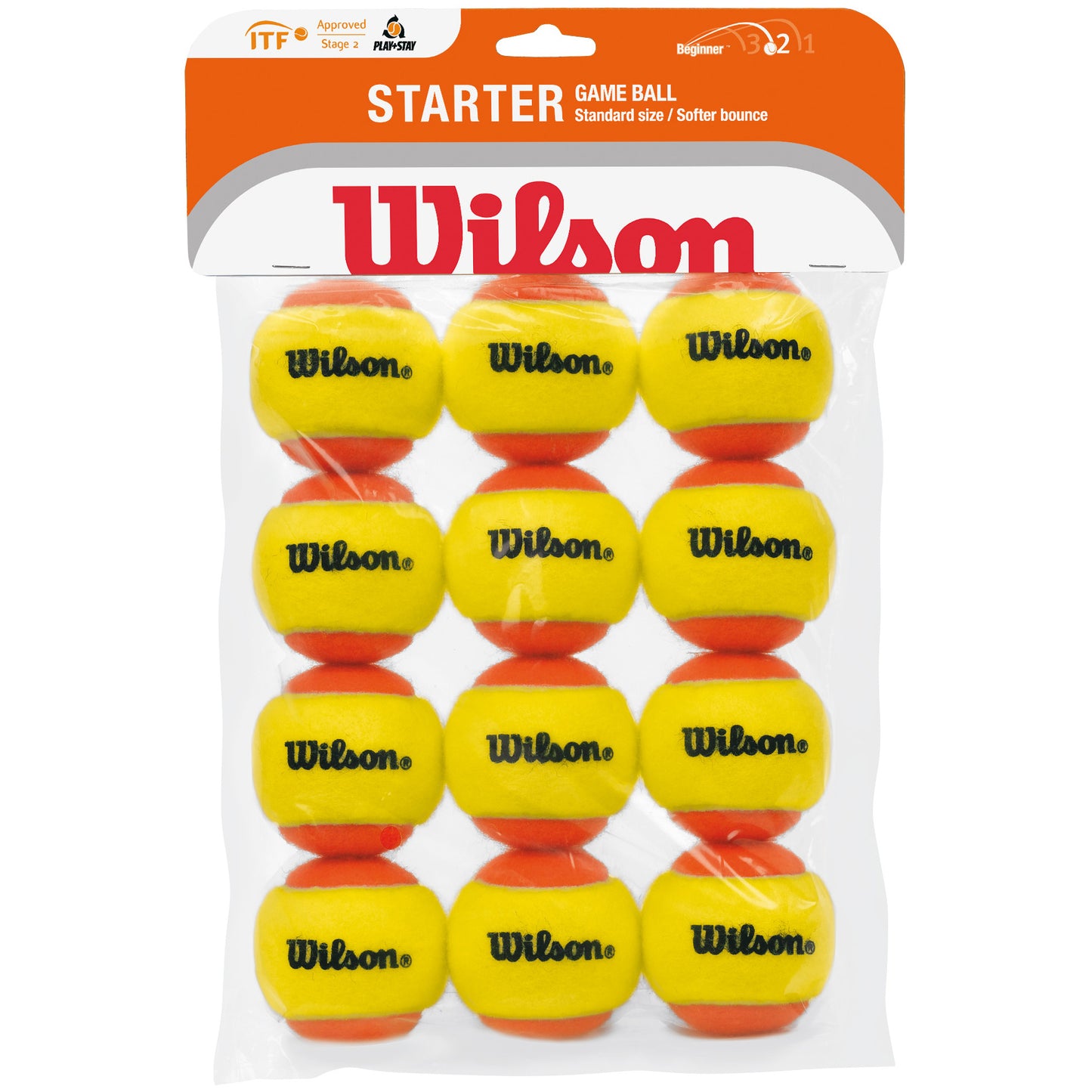 Wilson Starter Balls Stage 2 Pose Med 12