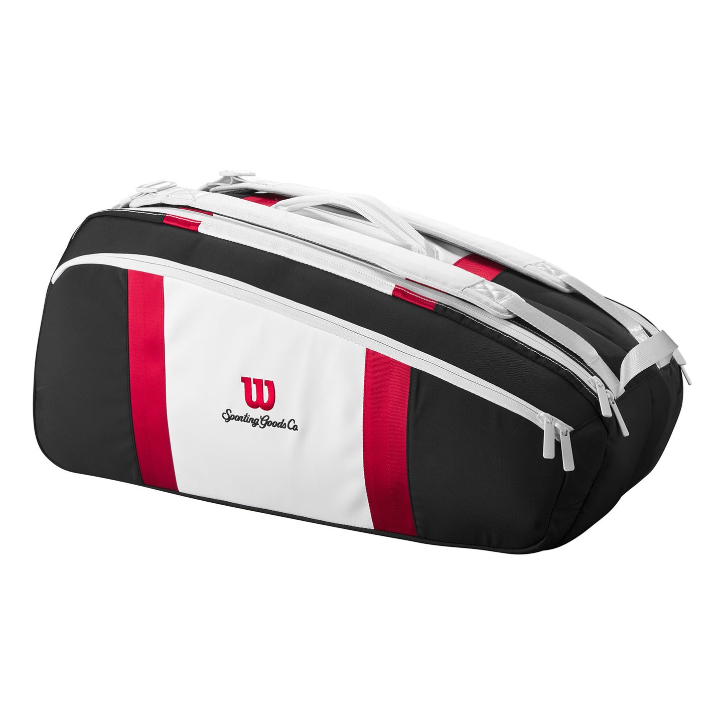Wilson Pro Staff Courage Collection Ketchertaske 9-Sort,Hvid