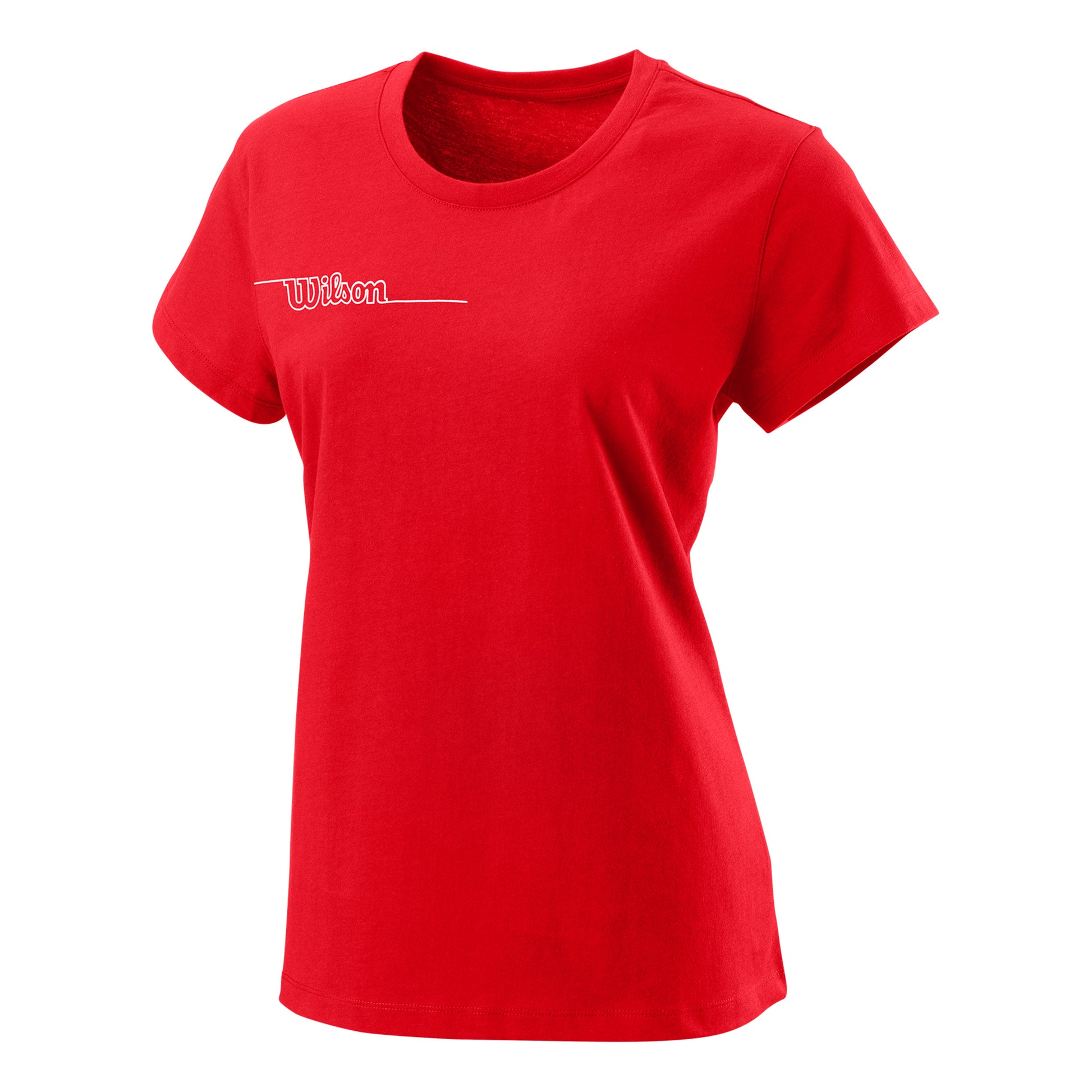 Wilson Team II Tech T-shirt Damer-Rød