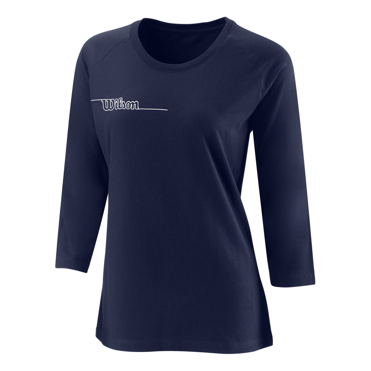 Wilson II 3/4 Tech Shirt, langærmet Damer - mørkeblå,