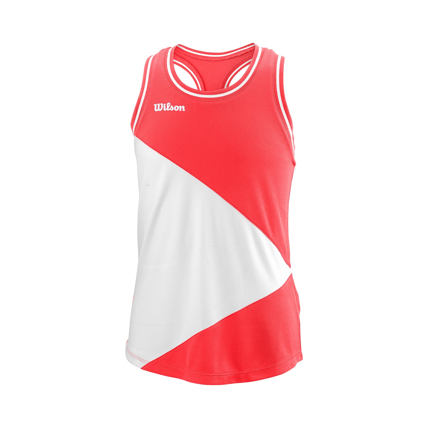Wilson Team II Tanktop Pige - koral, hvid