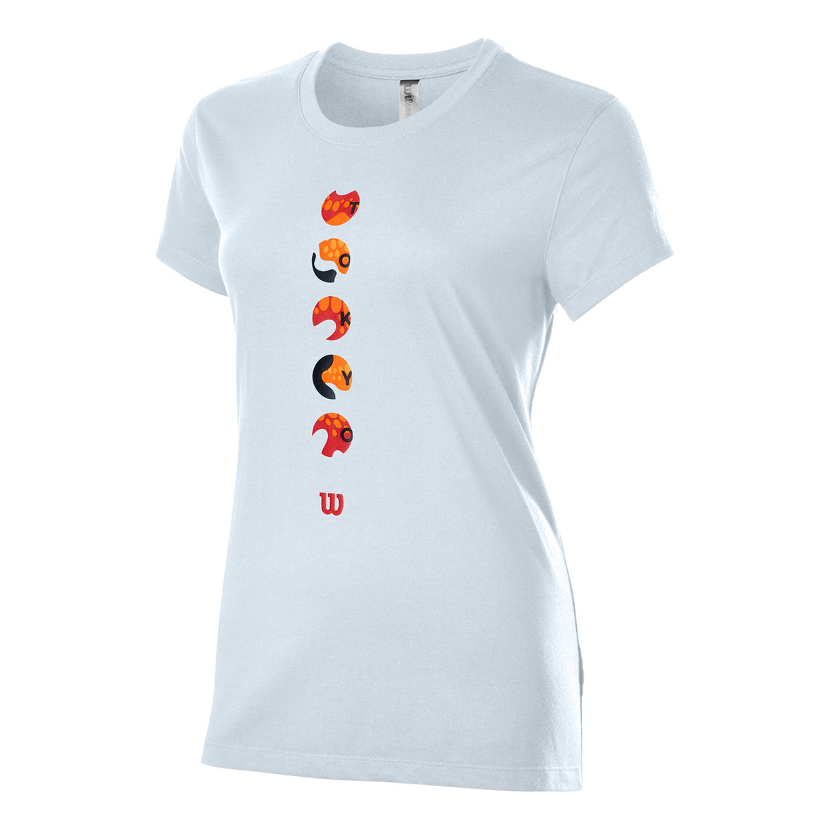 Wilson Tokyo Tech T-shirt Damer - hvid, orange
