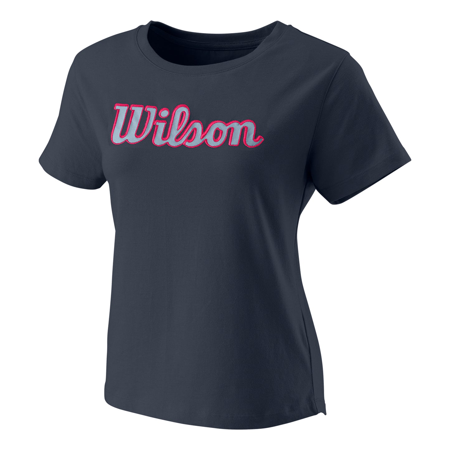 Wilson Sript Eco T-shirt Damer - blå, rød