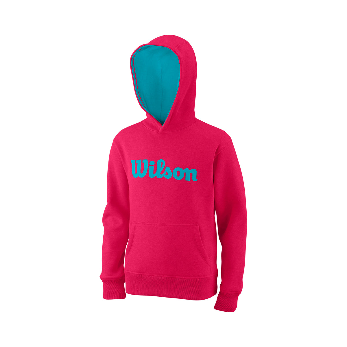 Wilson Script Hættetrøje Børn - pink, turkis