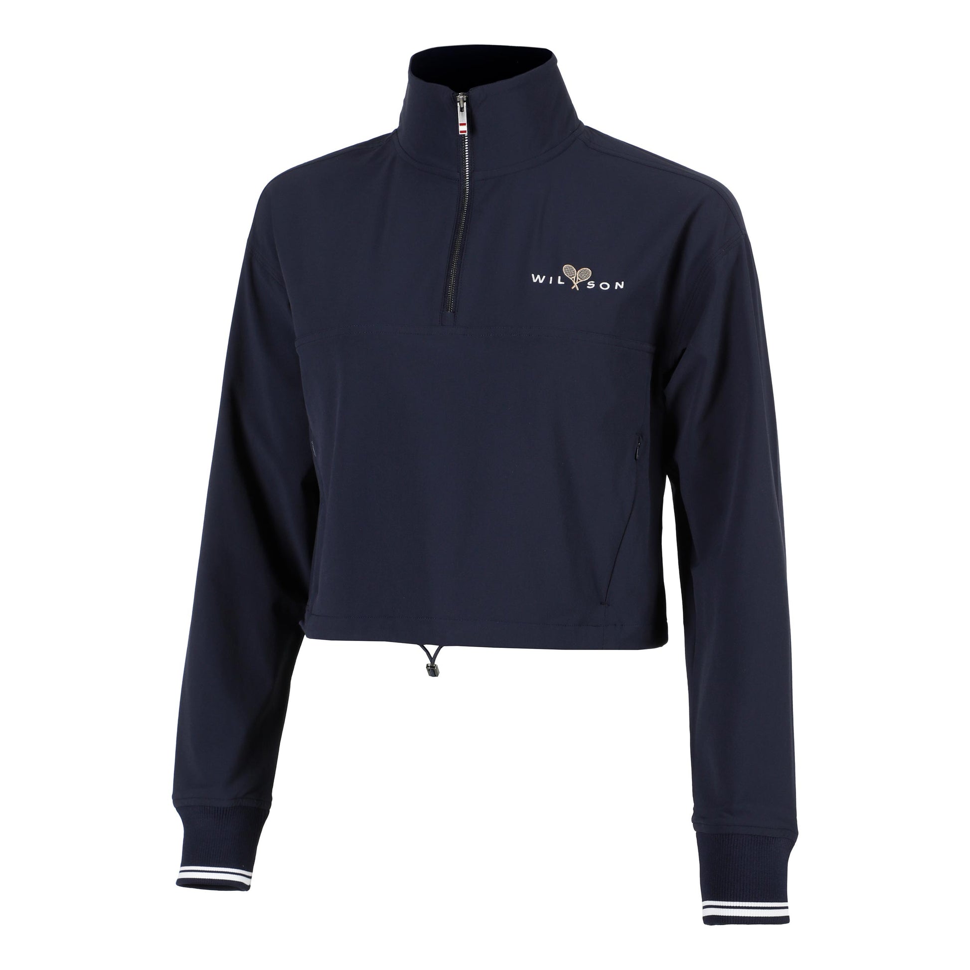 Wilson Davenport Woven Popover Sweatshirt Damer-Mørkeblå