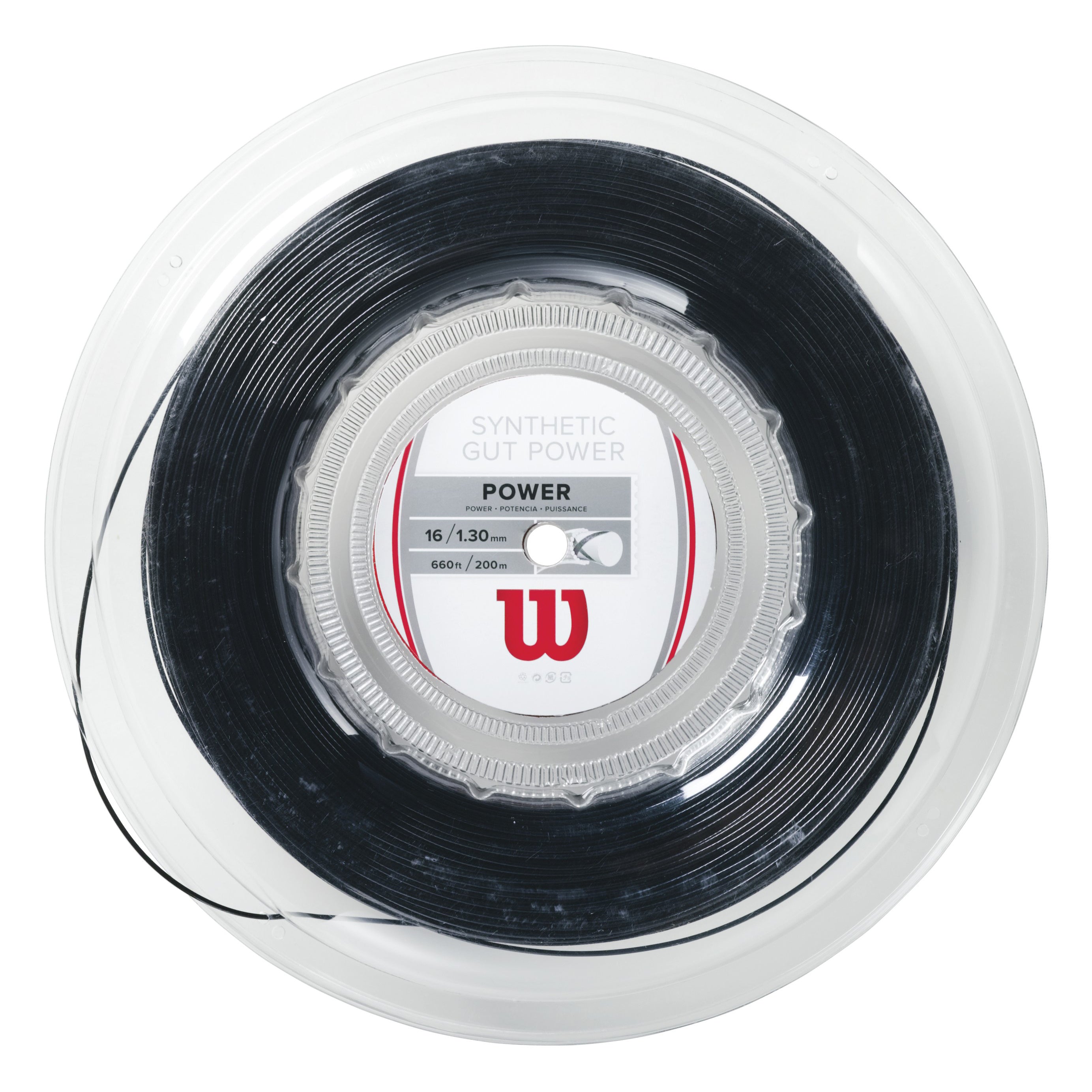 Wilson Synthetic Gut Power  Strengesæt 12,2m - sort