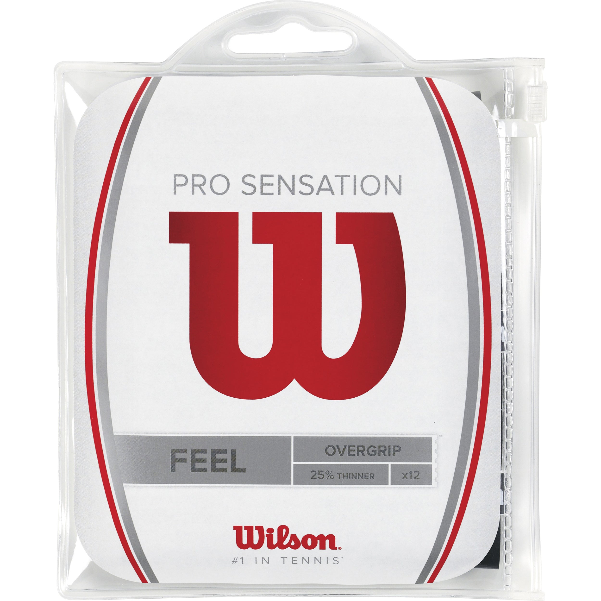 Wilson Pro Overgrip Sensation Pakke med 12 - sort