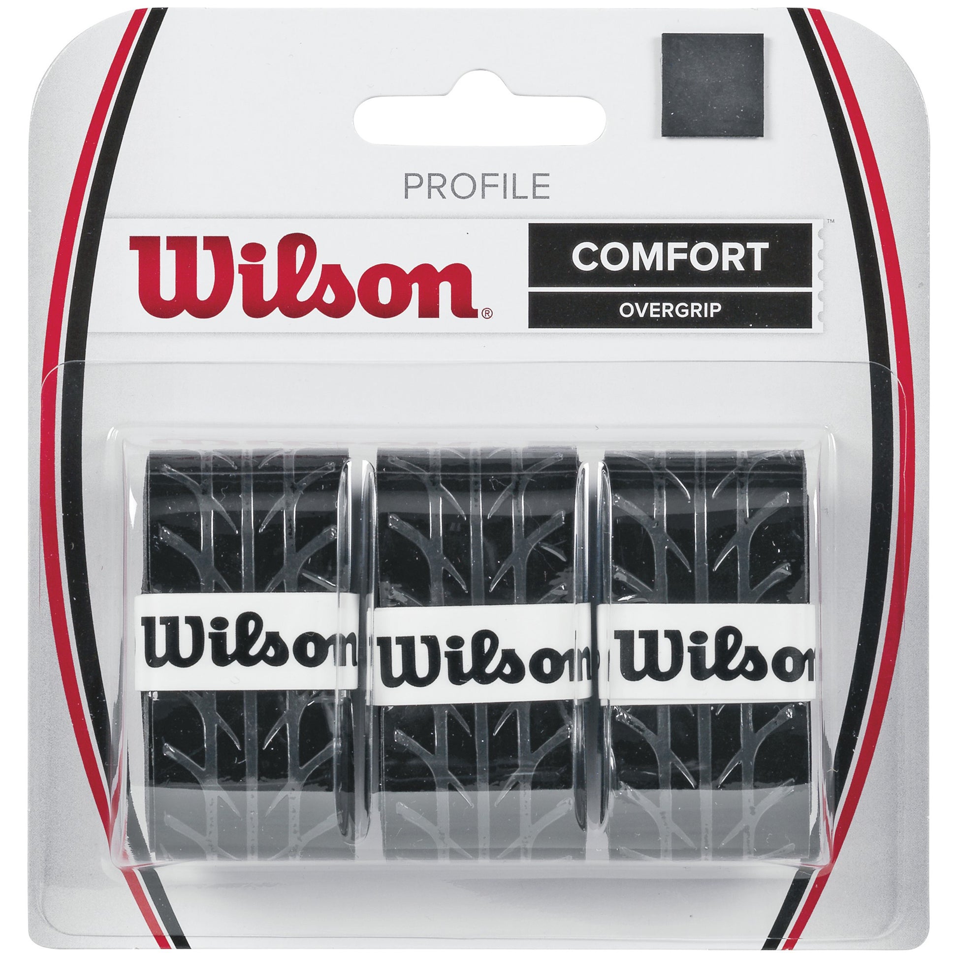 Wilson Profile Overgrip Pakke Med 3-Sort