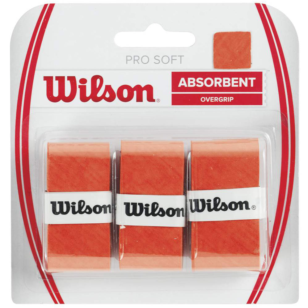 Wilson Soft Overgrip Pakke Med 3-Orange