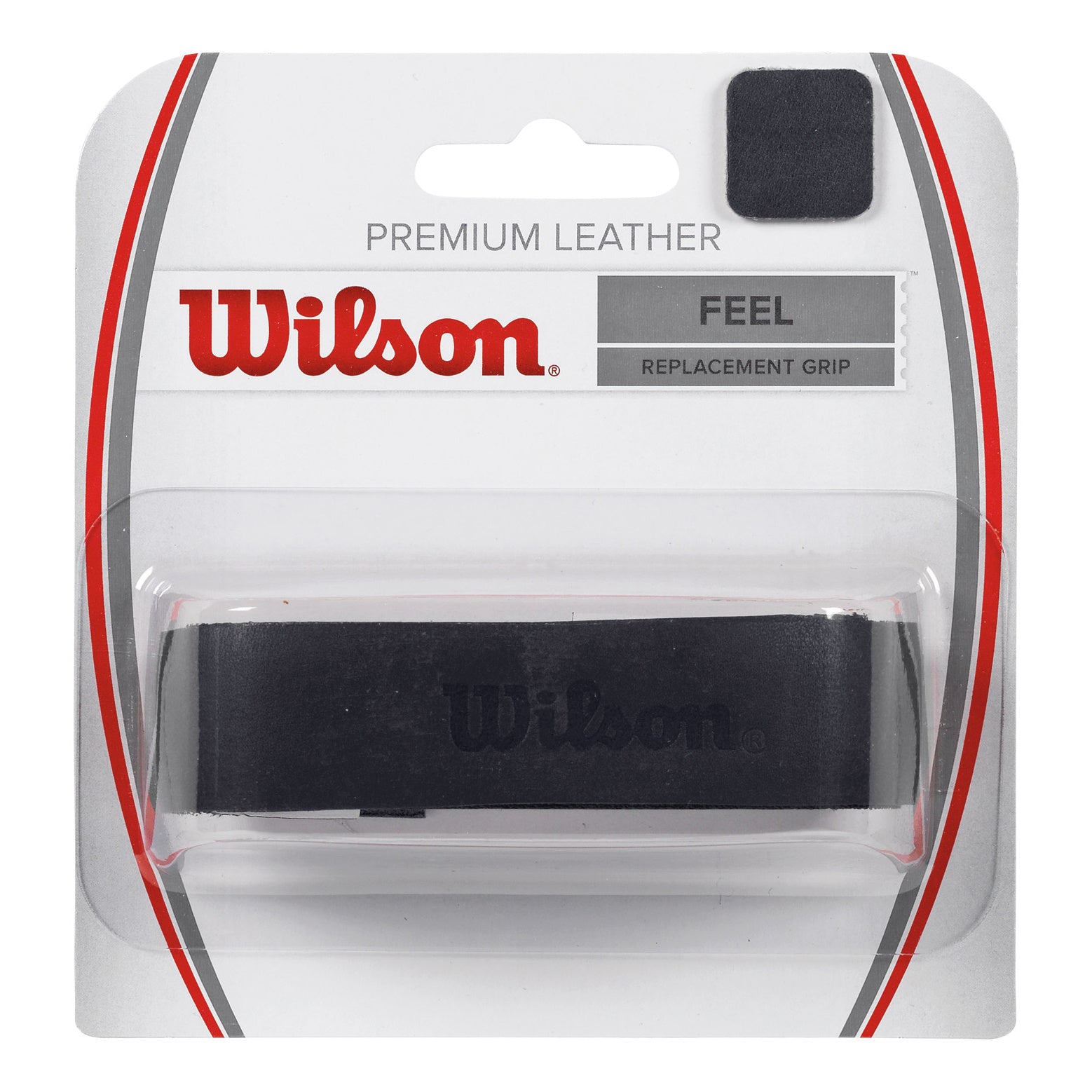 Wilson Premium Leather Replacement Grip Pakke med 1 - sort