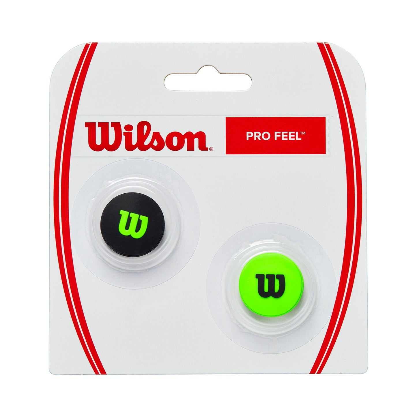 Wilson Blade Pro Feel Blade Dæmper Pakke Med 2-Sort,Grøn