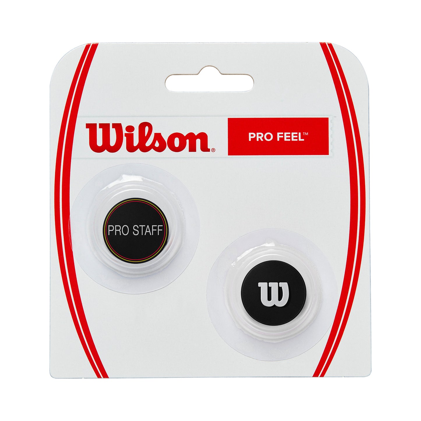 Wilson Pro Staff Pro Feel Pro Staff Dæmper Pakke Med 2-Sort,Sølv