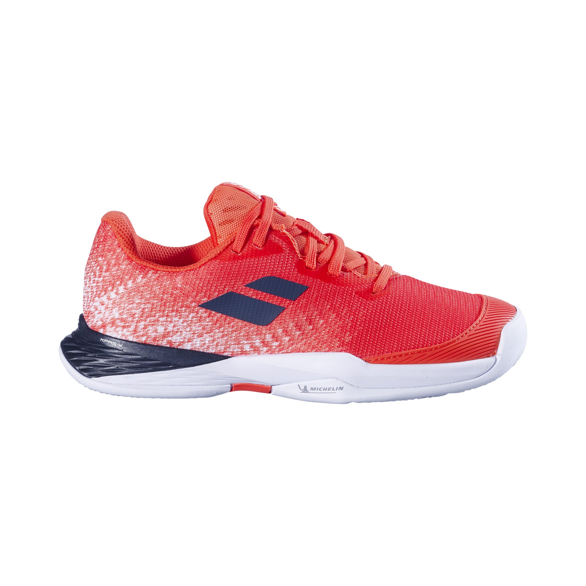 Babolat Jet Mach 3 CLAY Grusbanesko Børn - orange, hvid
