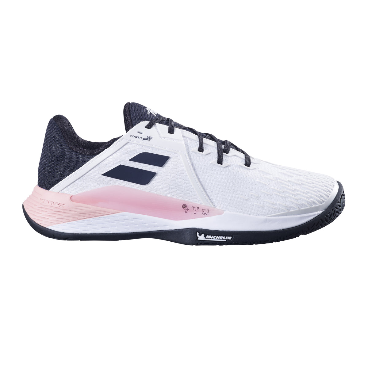 Babolat Benoit Paire Limited Edition Allcourt-sko Herrer - hvid, pink