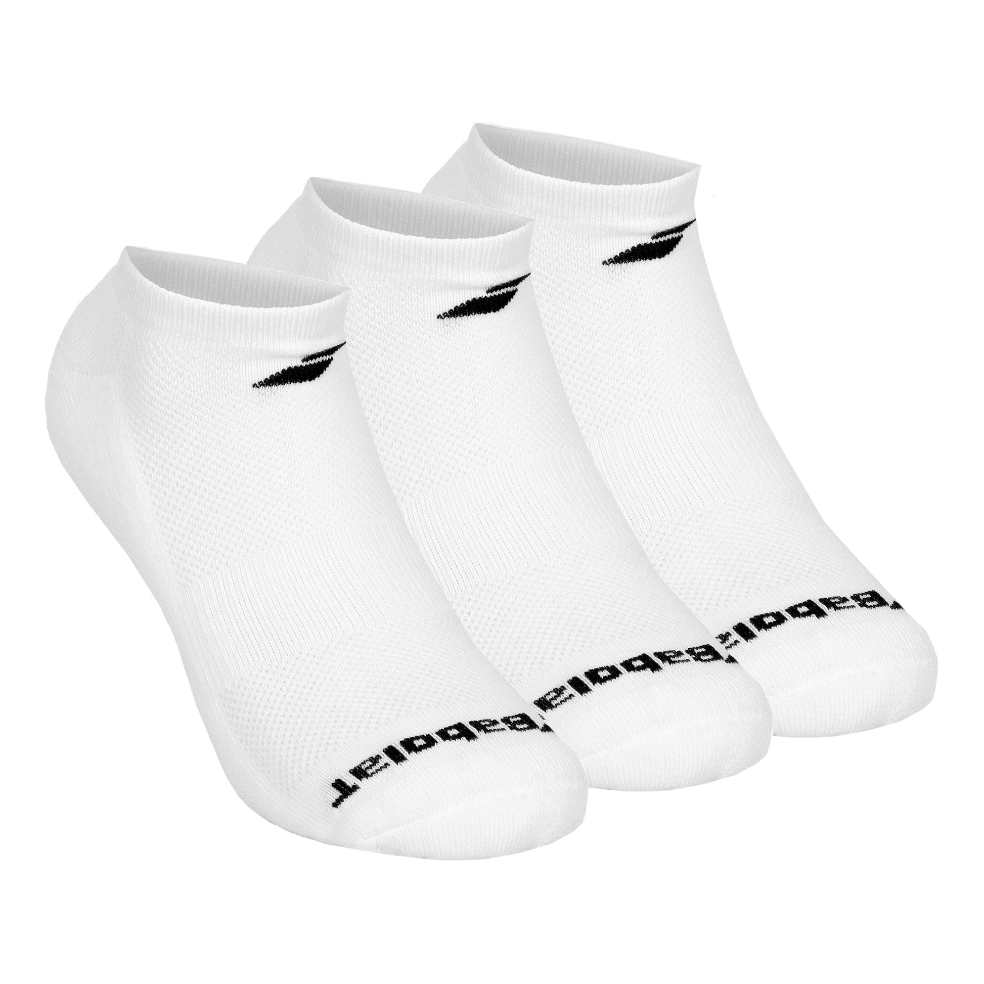 Babolat Invisible Tennissokker Pakke med 3 Unisex - hvid, sort