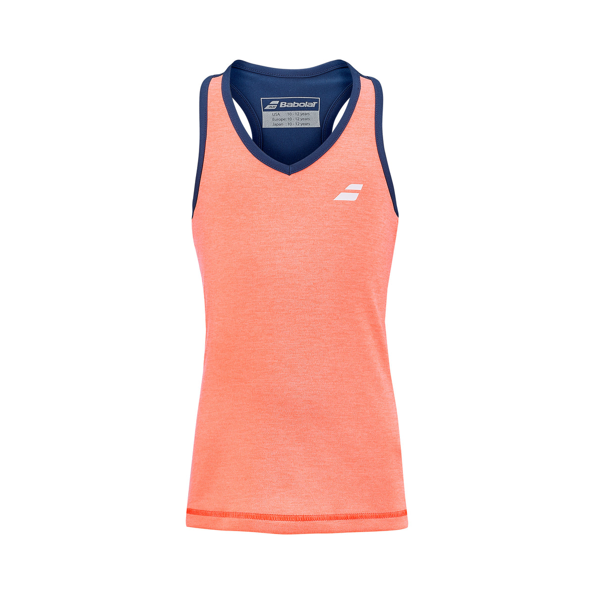 Babolat Play Tanktop Pige - koral, blå