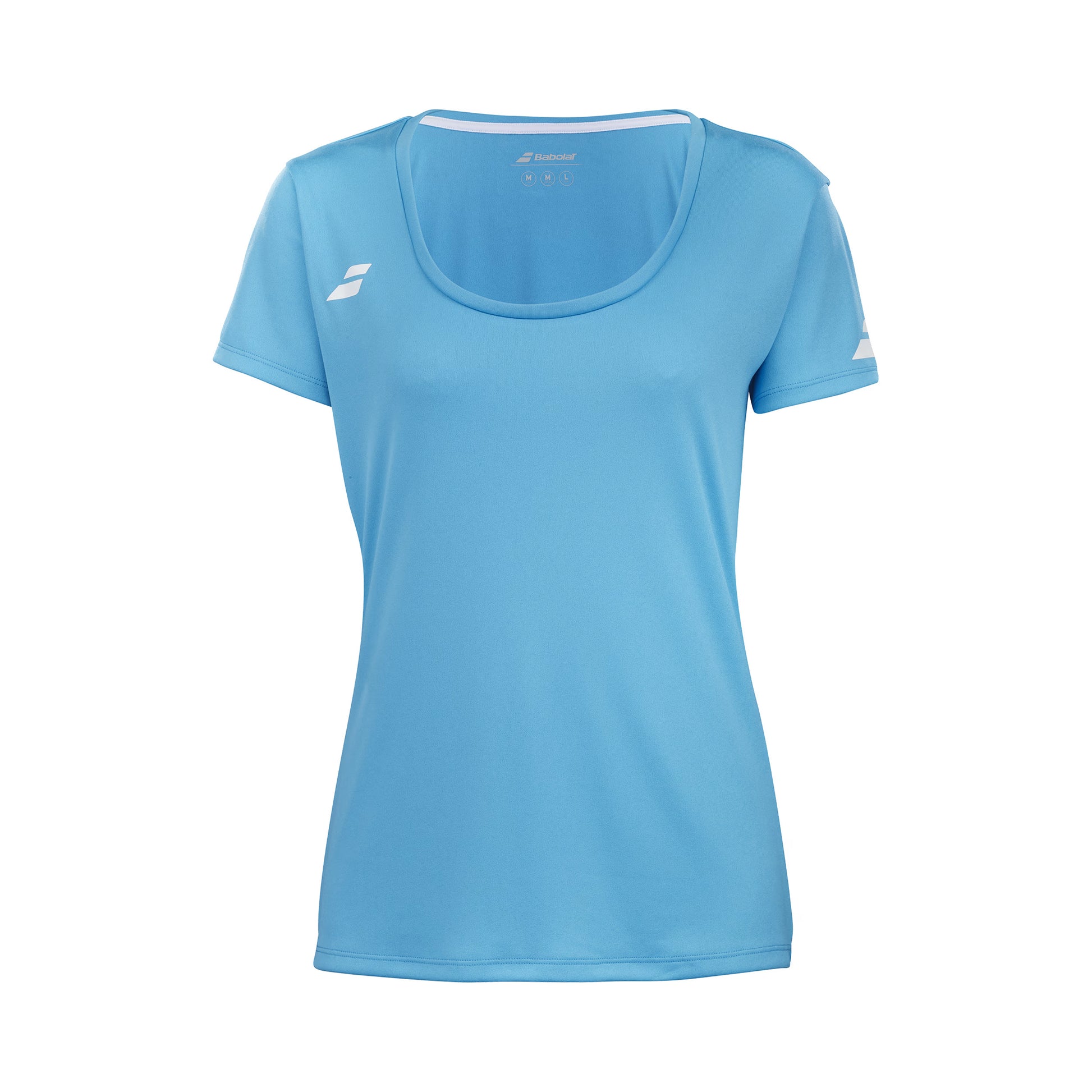 Babolat Play Cap Sleeve T-shirt Pige-Blå,Hvid