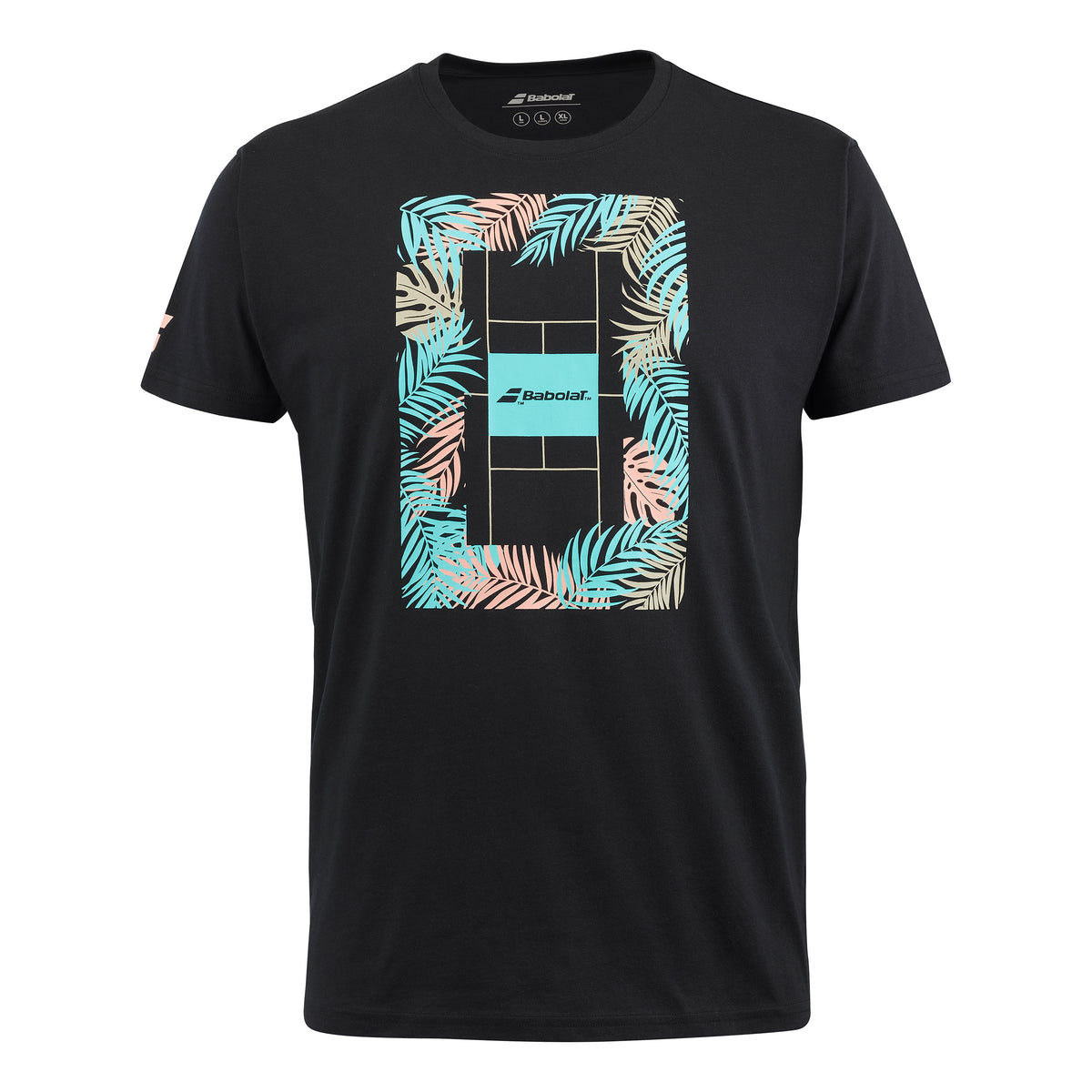 Babolat Exercise Message T-shirt Herrer - sort,