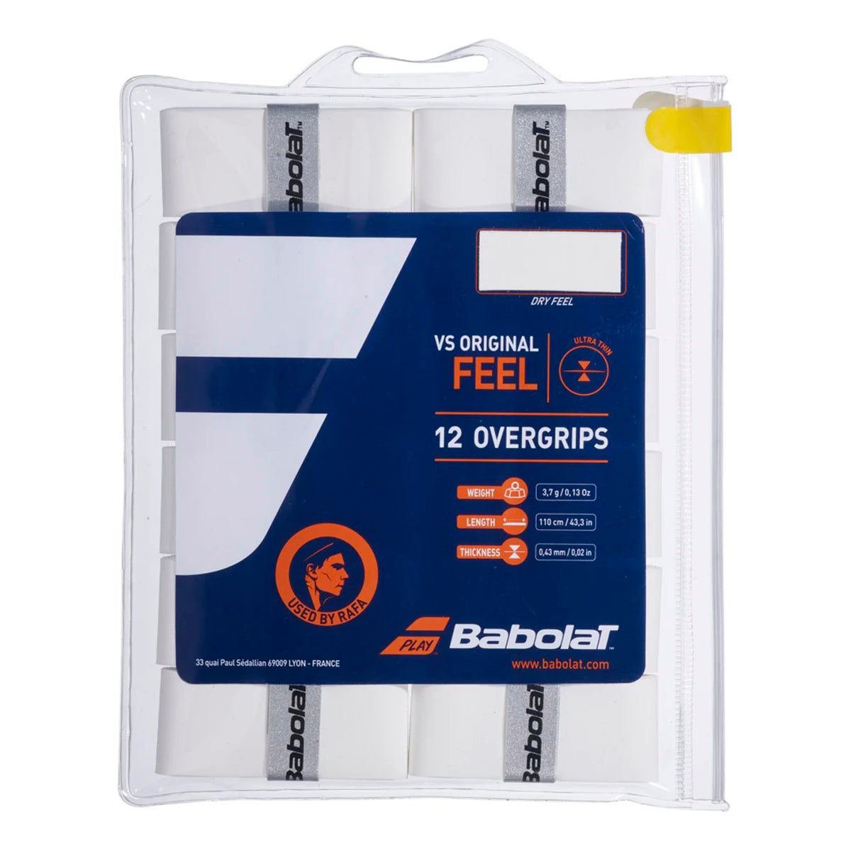 Babolat VS Grip Original Pakke med 12 - hvid