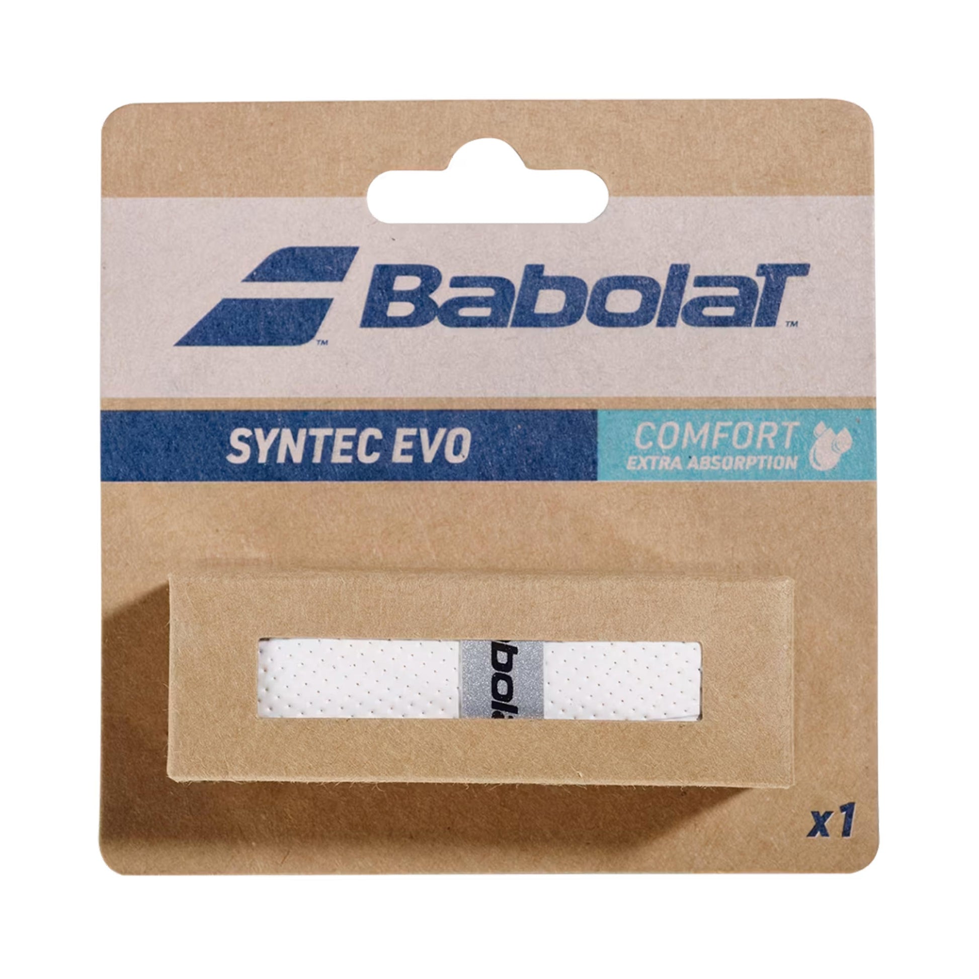 Babolat Syntec Evo Grip Pakke Med 1-Hvid