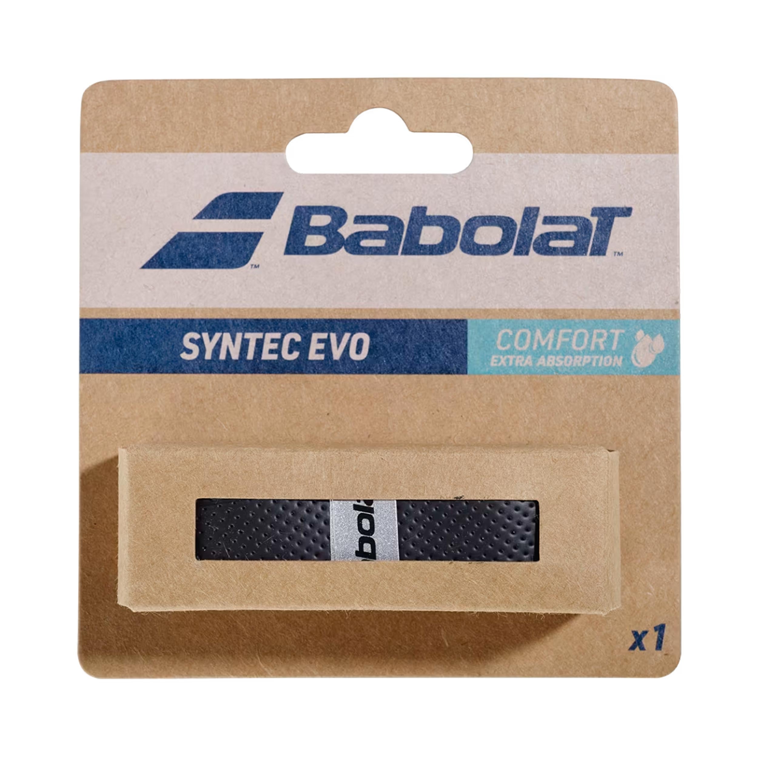 Babolat Syntec Evo Grip Pakke Med 1-Sort