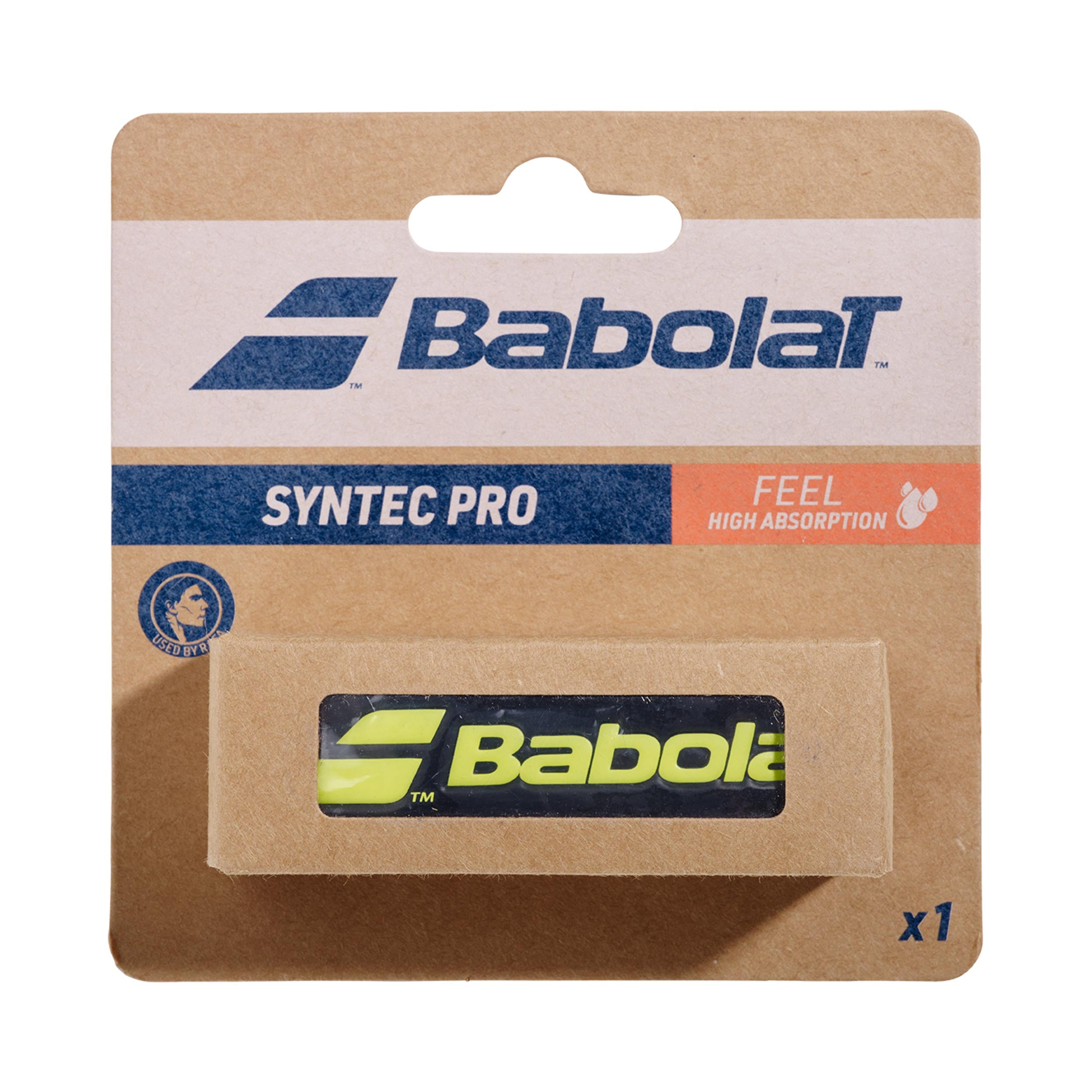 Babolat Syntec Pro Grip Pakke Med 1-Sort,Gul