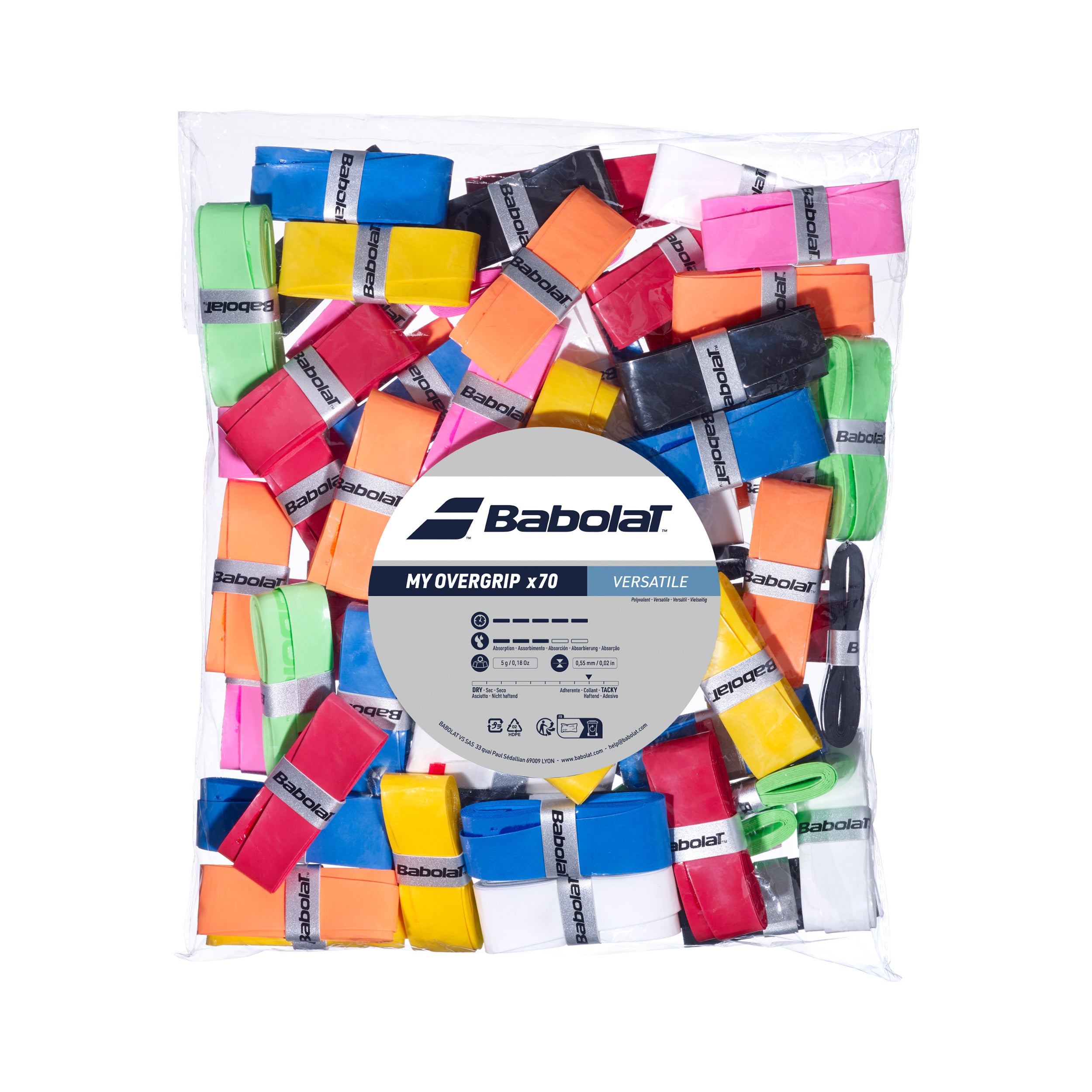 Babolat My Overgrip Refill Pakke Med 70-Flerfarvet