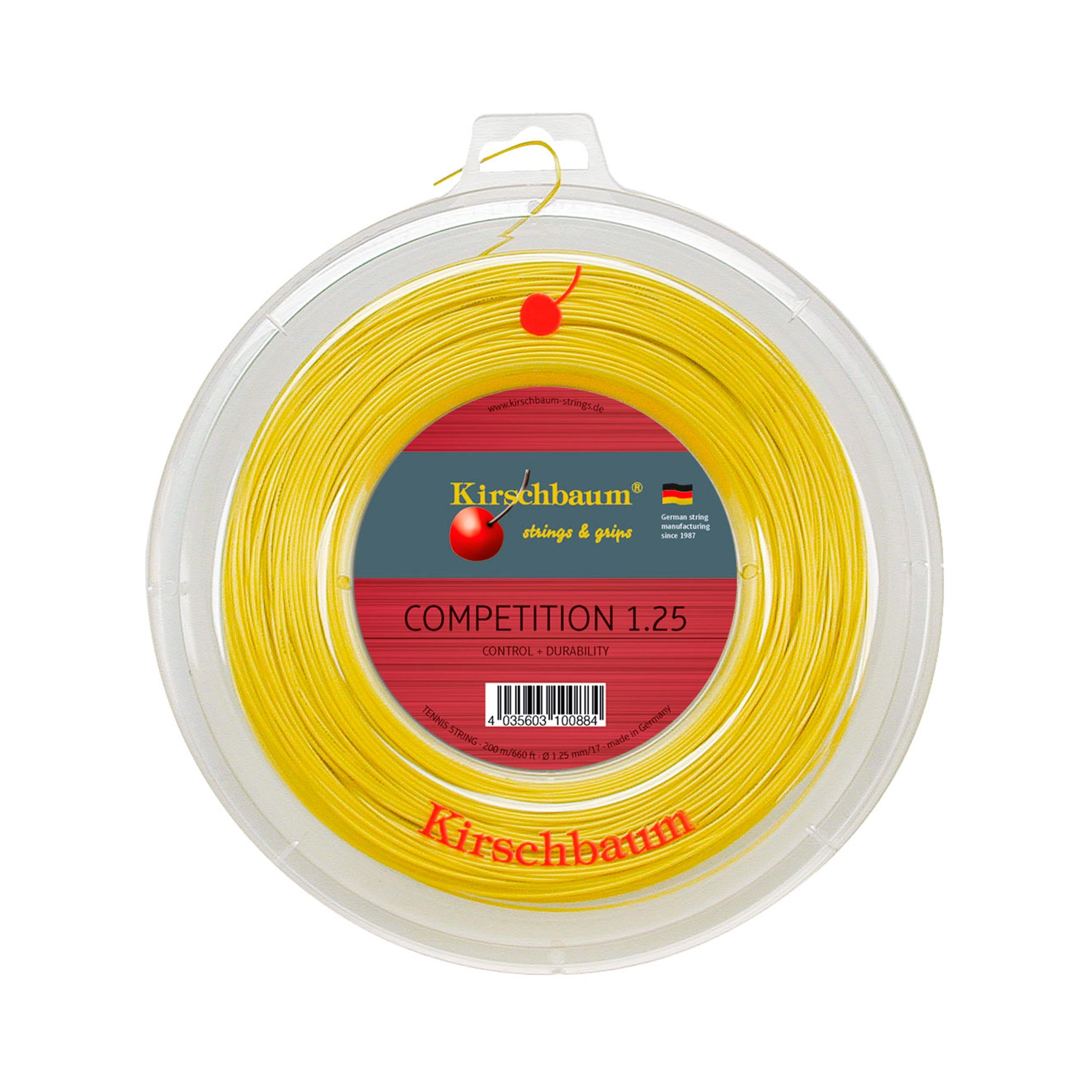 Kirschbaum Competition Strenge,Rulle 200m-Gul