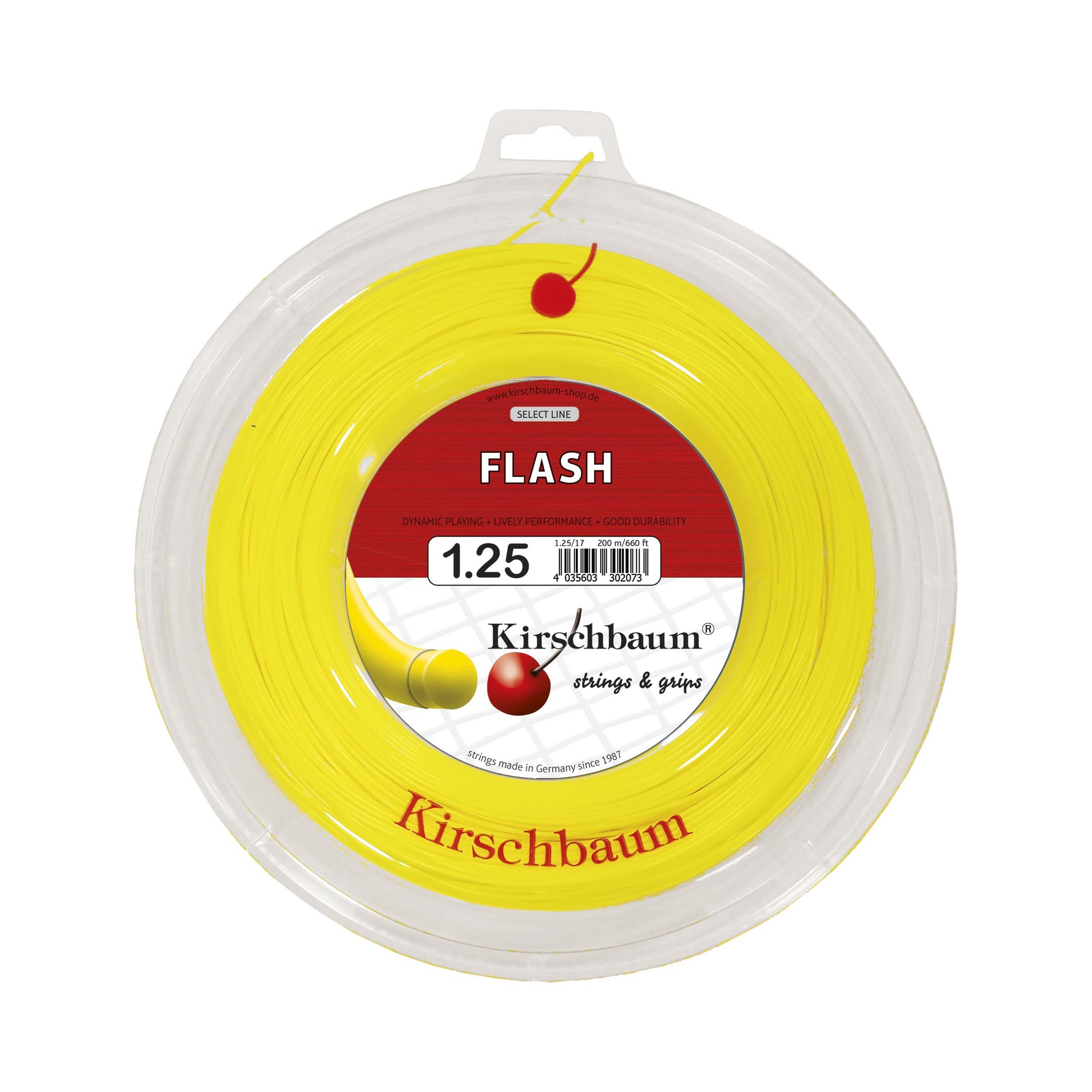 Kirschbaum Flash Strenge,Rulle 200m-Gul