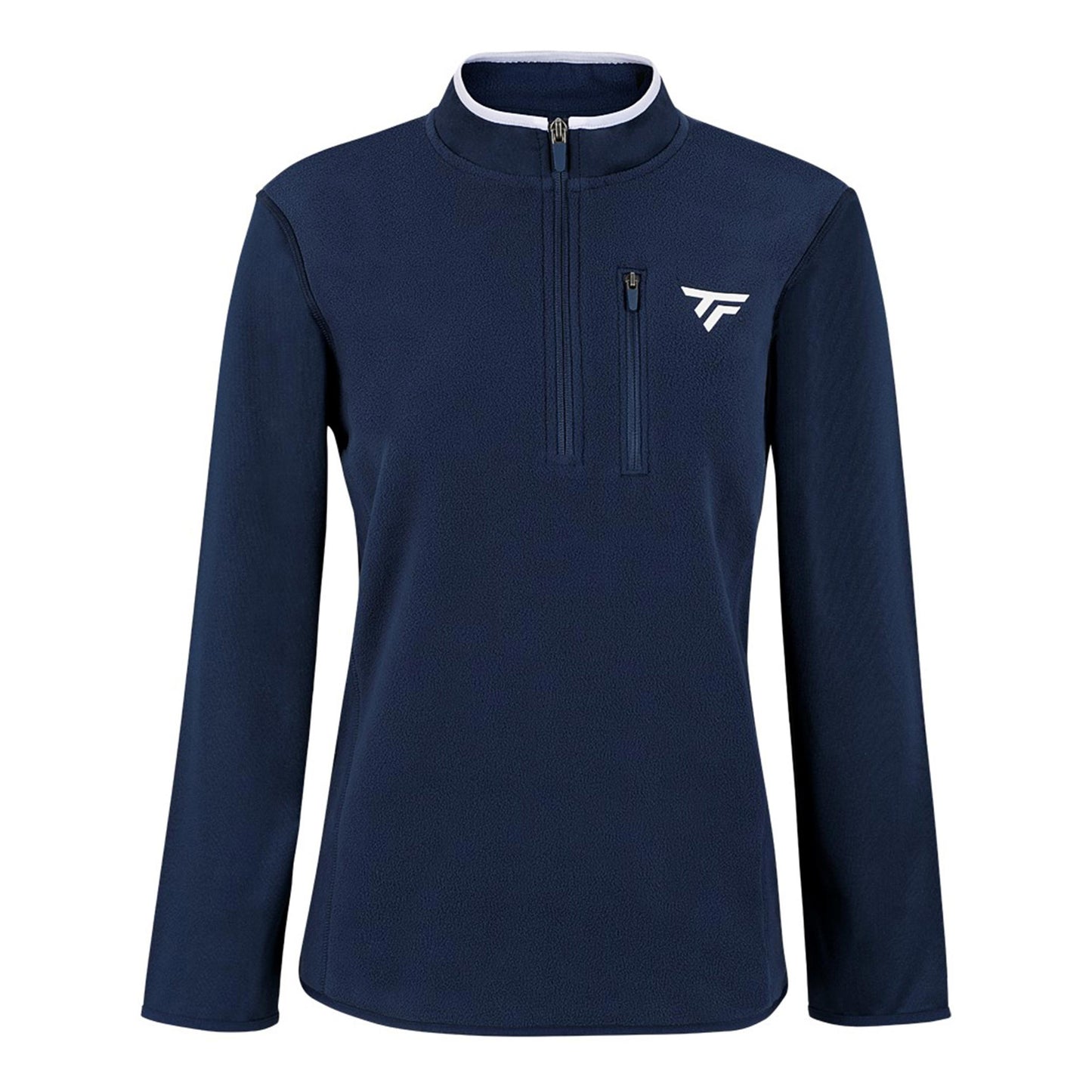 Tecnifibre Polar Quarter Zip Shirt,Langærmet Damer-Mørkeblå
