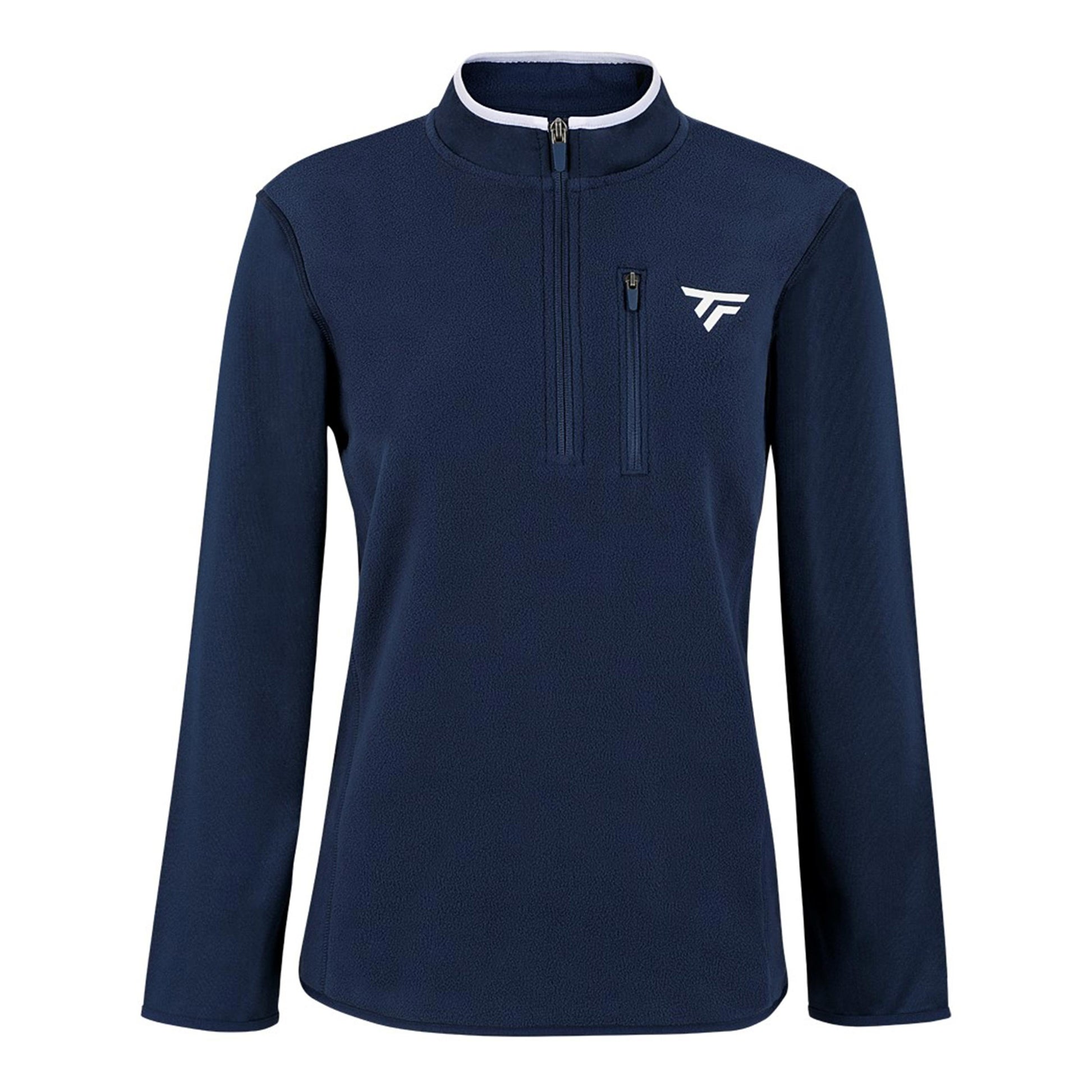 Tecnifibre Polar Quarter Zip Shirt,Langærmet Damer-Mørkeblå