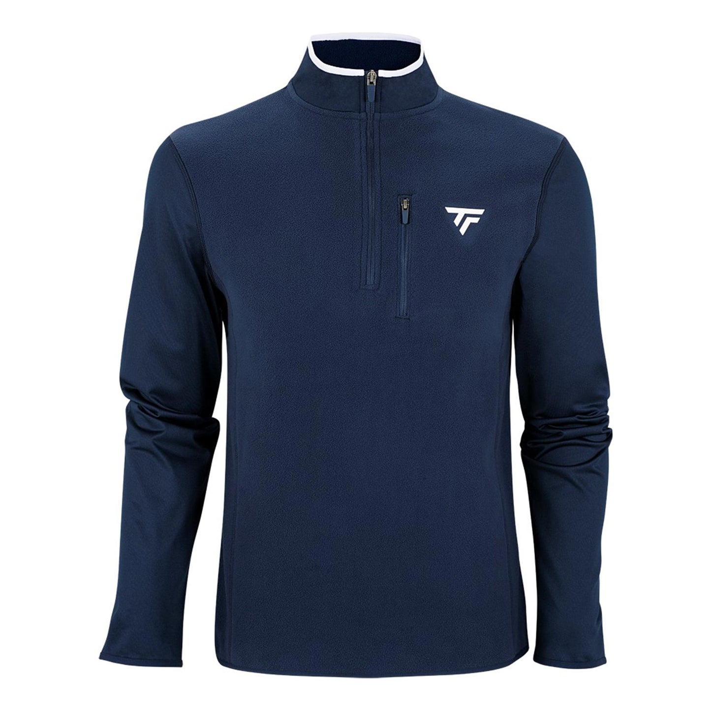 Tecnifibre Polar Quarter Zip Shirt,Langærmet Herrer-Mørkeblå