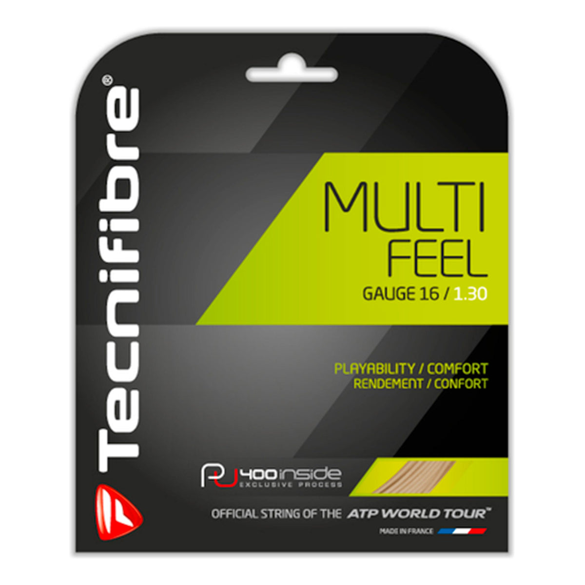 Tecnifibre Multifeel Strengesæt 12,2m - naturfarvet