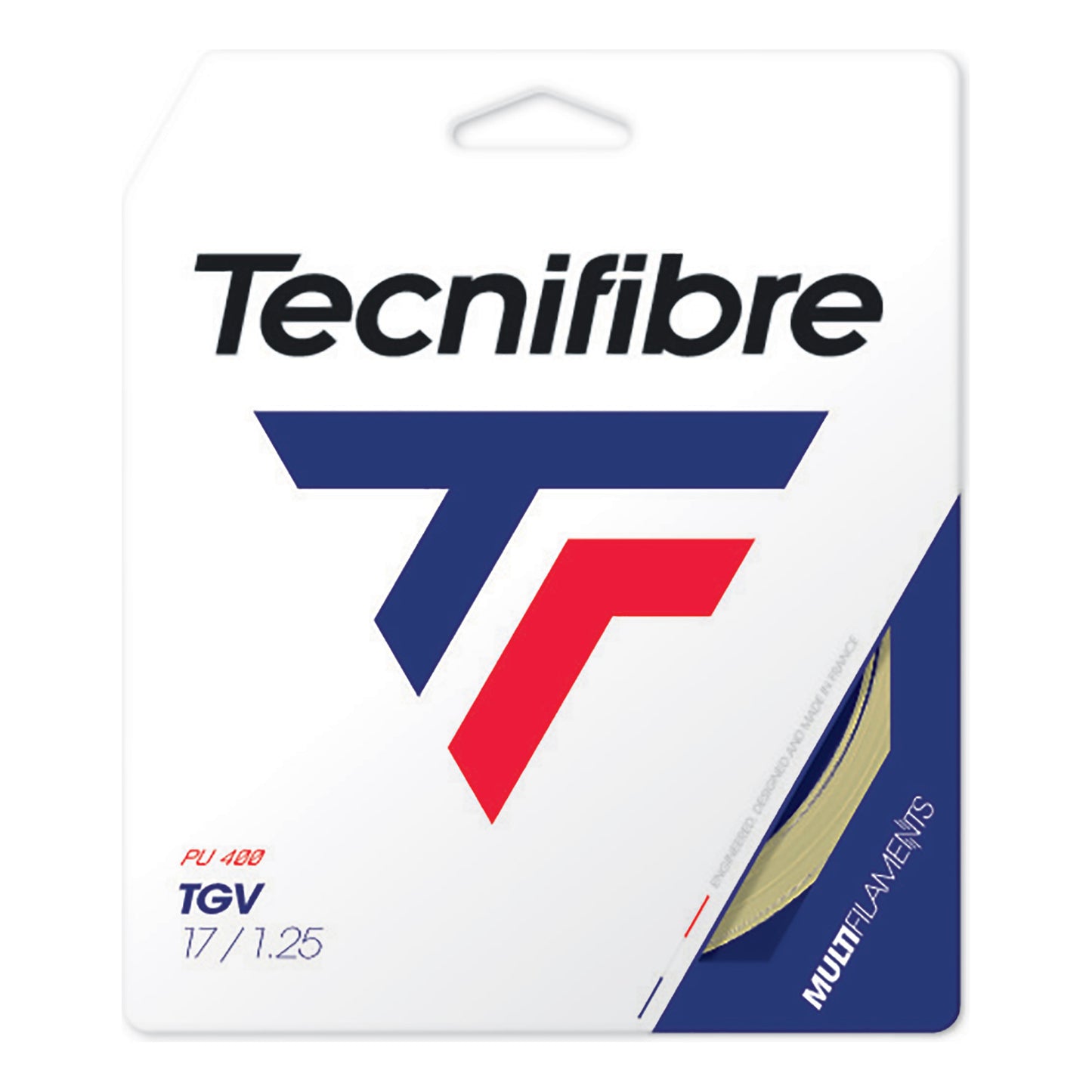 Tecnifibre TGV 12m Strengesæt-Naturfarvet