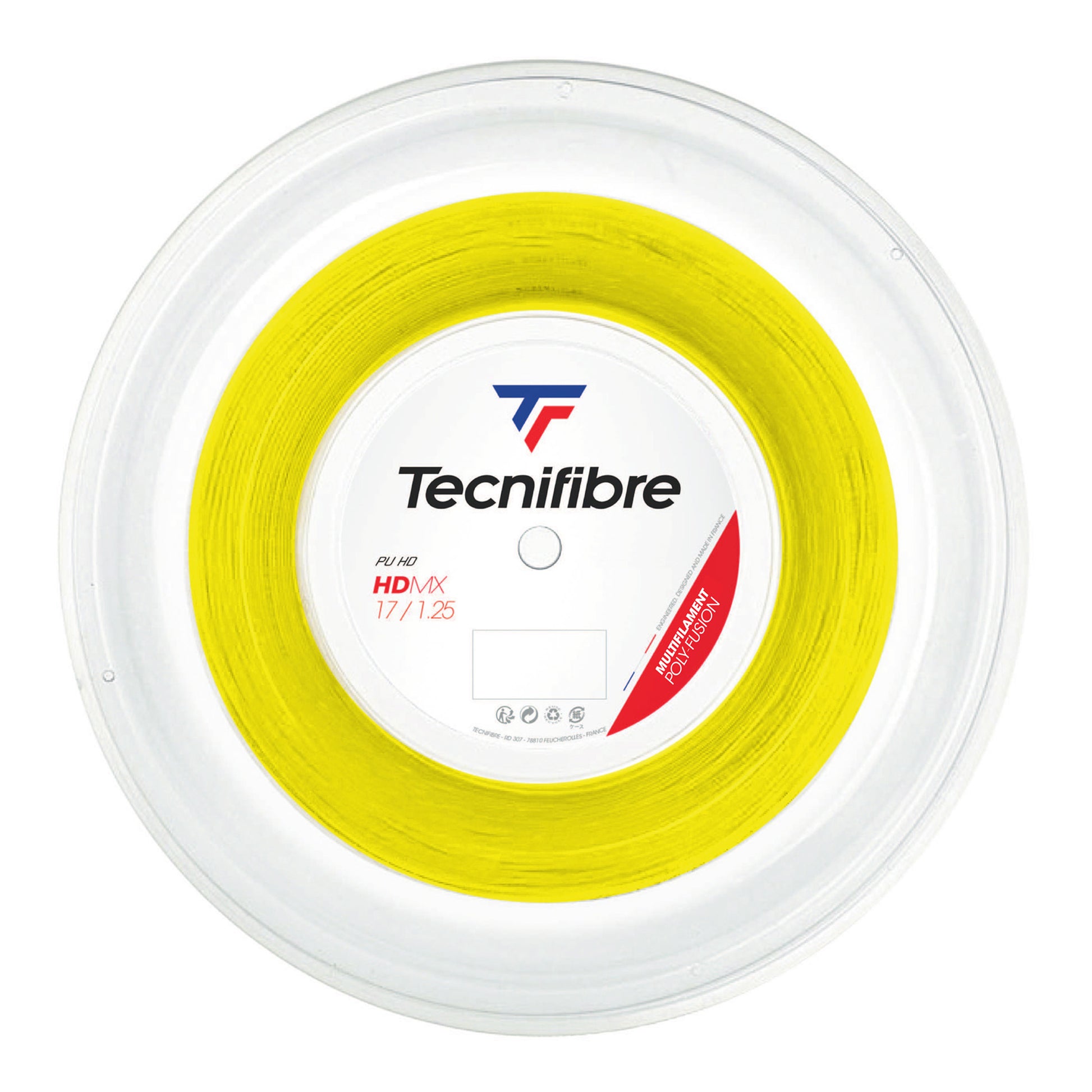Tecnifibre HDMX 200m Strenge,Rulle-Gul