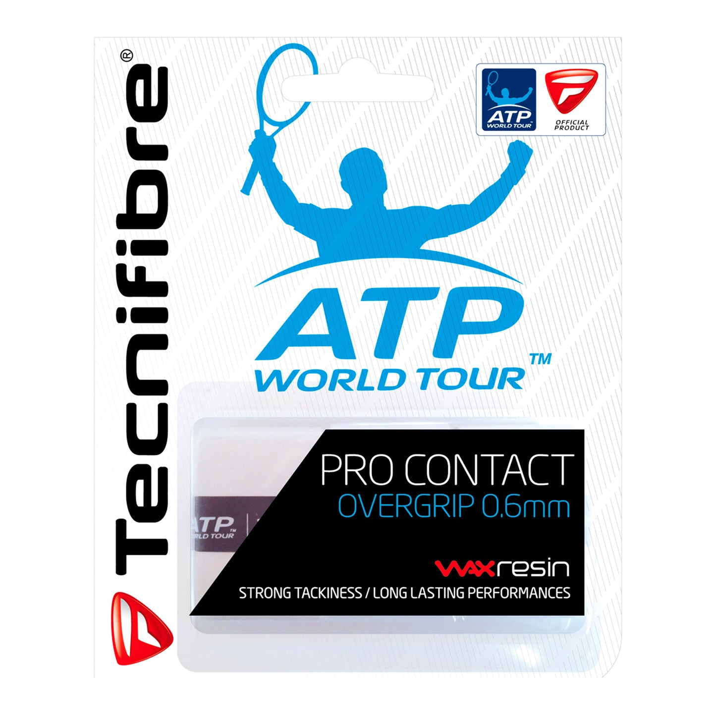 Tecnifibre Contact Pro Weiss Pakke Med 3-Hvid