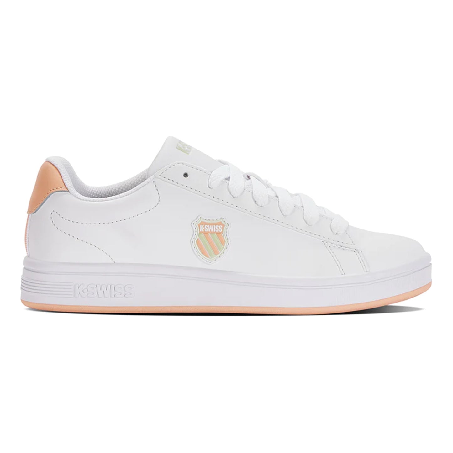 K-Swiss Court Shield Fritidssko Damer - hvid, apricot
