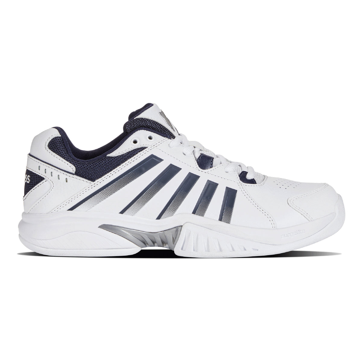 K-Swiss Receiver V Tæppesko Herrer-Hvid,Mørkeblå