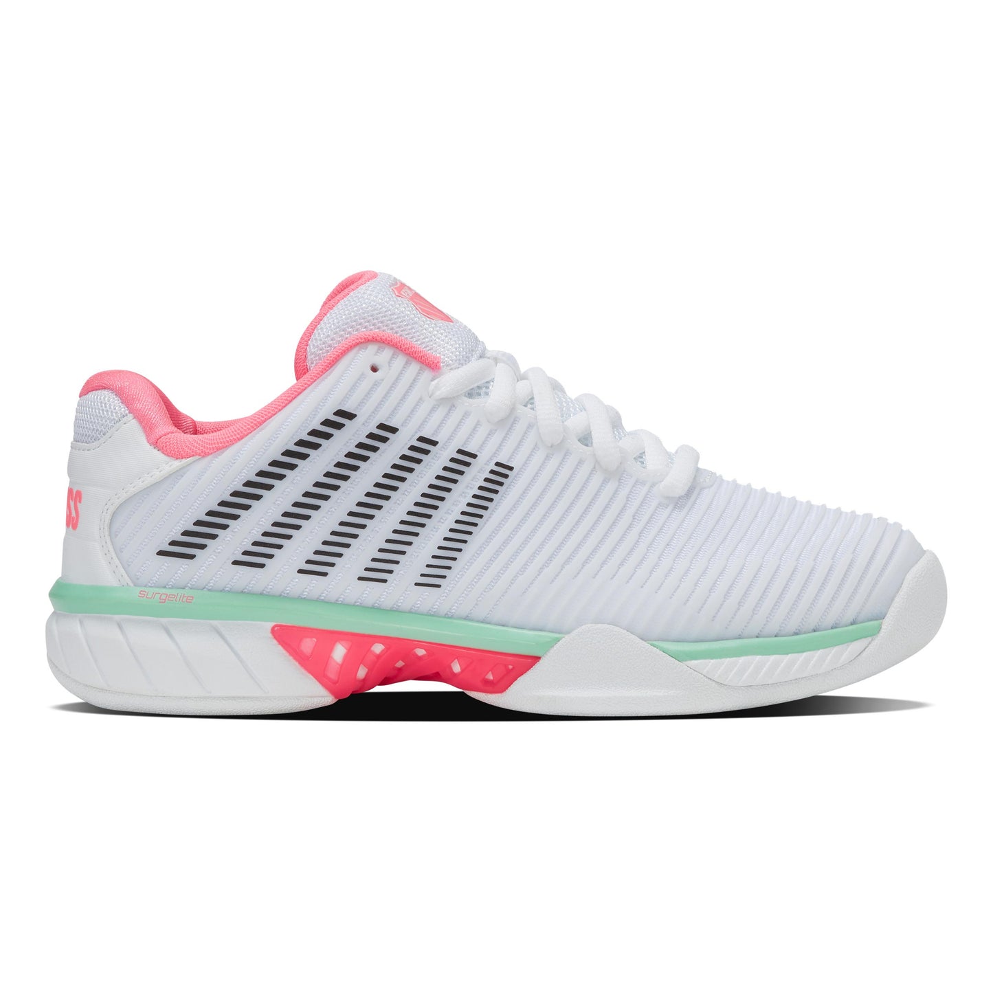 K-Swiss Hypercourt Express 2 Tæppesko Damer-Hvid,Flerfarvet