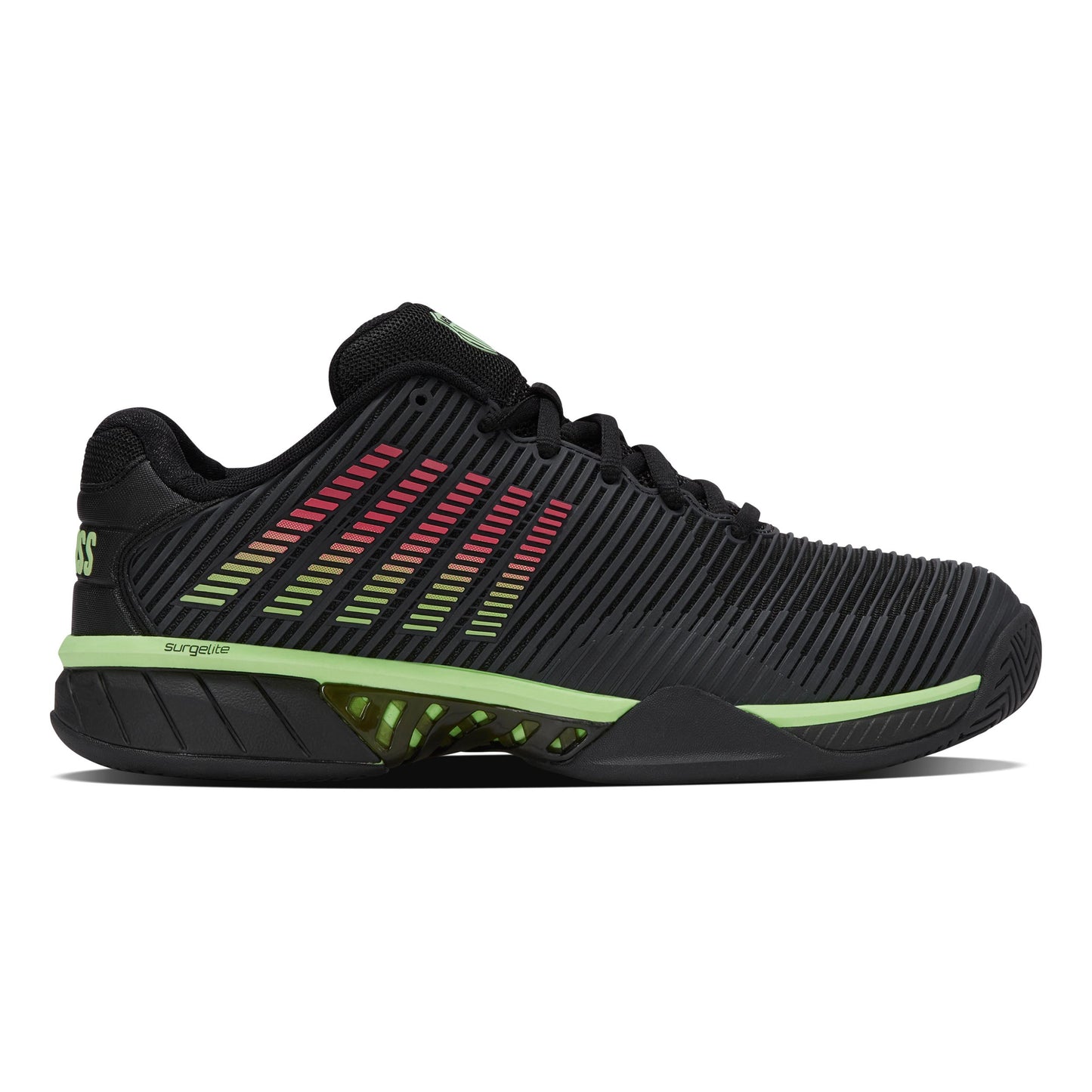 K-Swiss Hypercourt Express 2 Allcourt-sko Herrer-Sort,Neongrøn