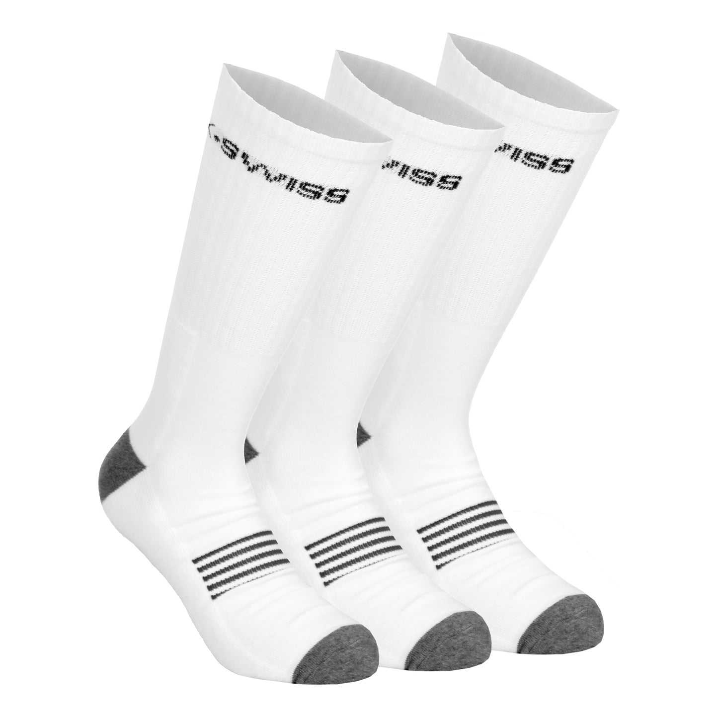 K-Swiss Tennissokker - Pakke med 3 Unisex-hvid, sort