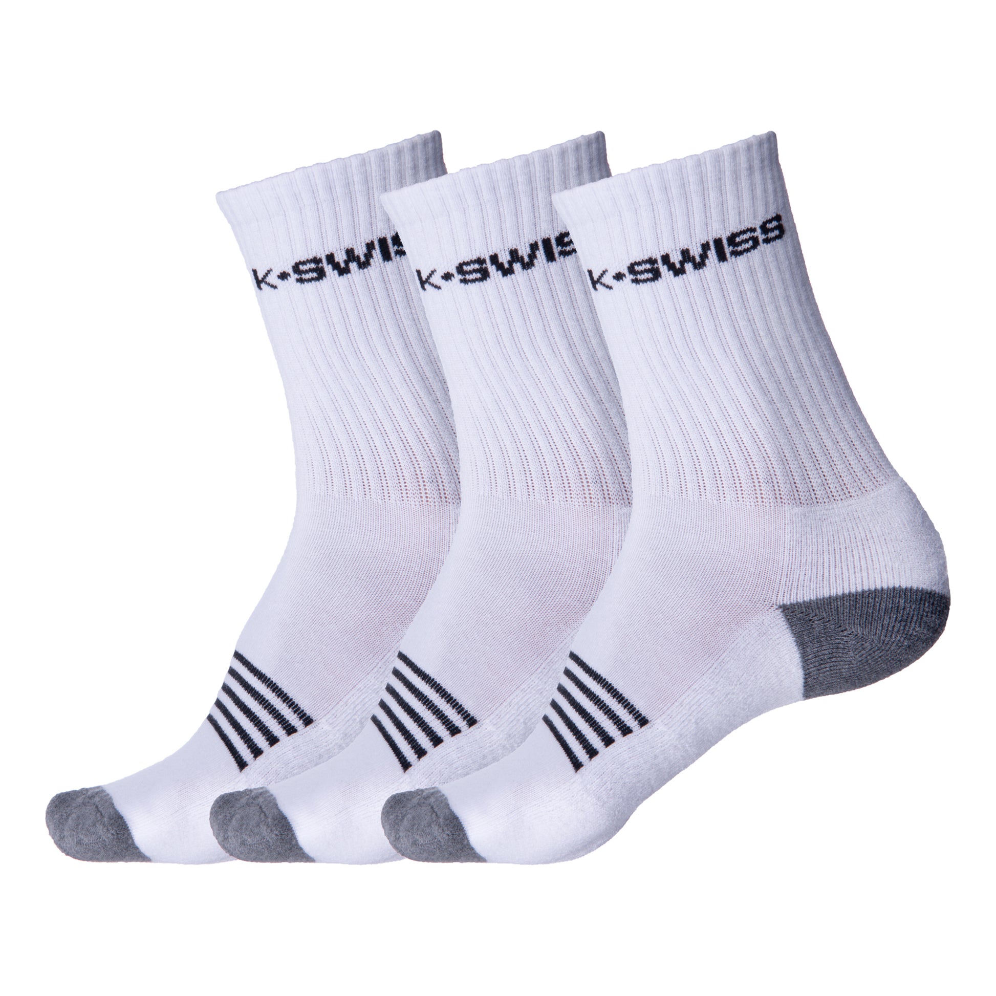 K-Swiss Tennissokker Pakke Med 3 Herrer-Hvid,Sort